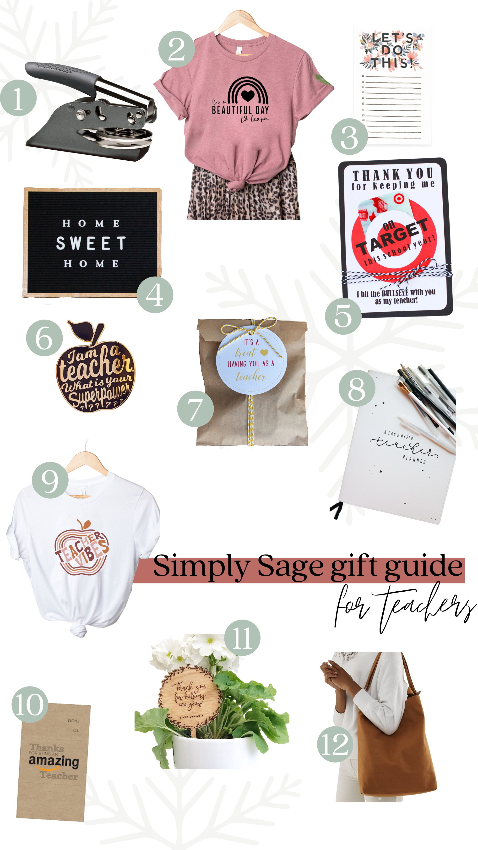 Gift Guide for Teacher Appreciation - Moody Wife