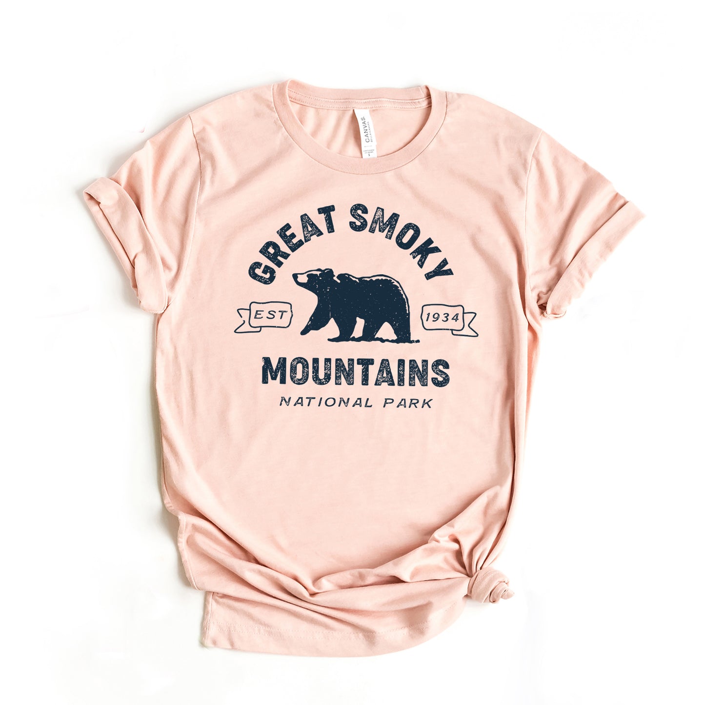 Vintage Great Smoky Mountains National Park | Short Sleeve Graphic Tee