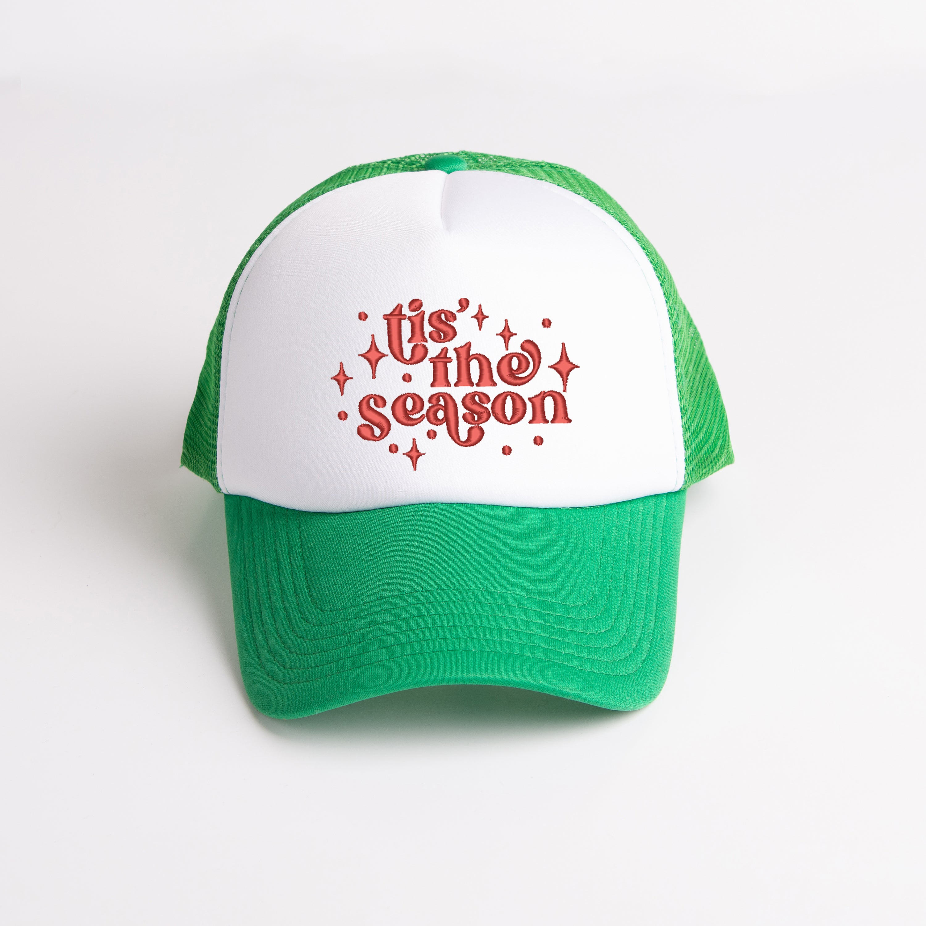 Embroidered Whimsical Tis The Season | Foam Trucker Hat
