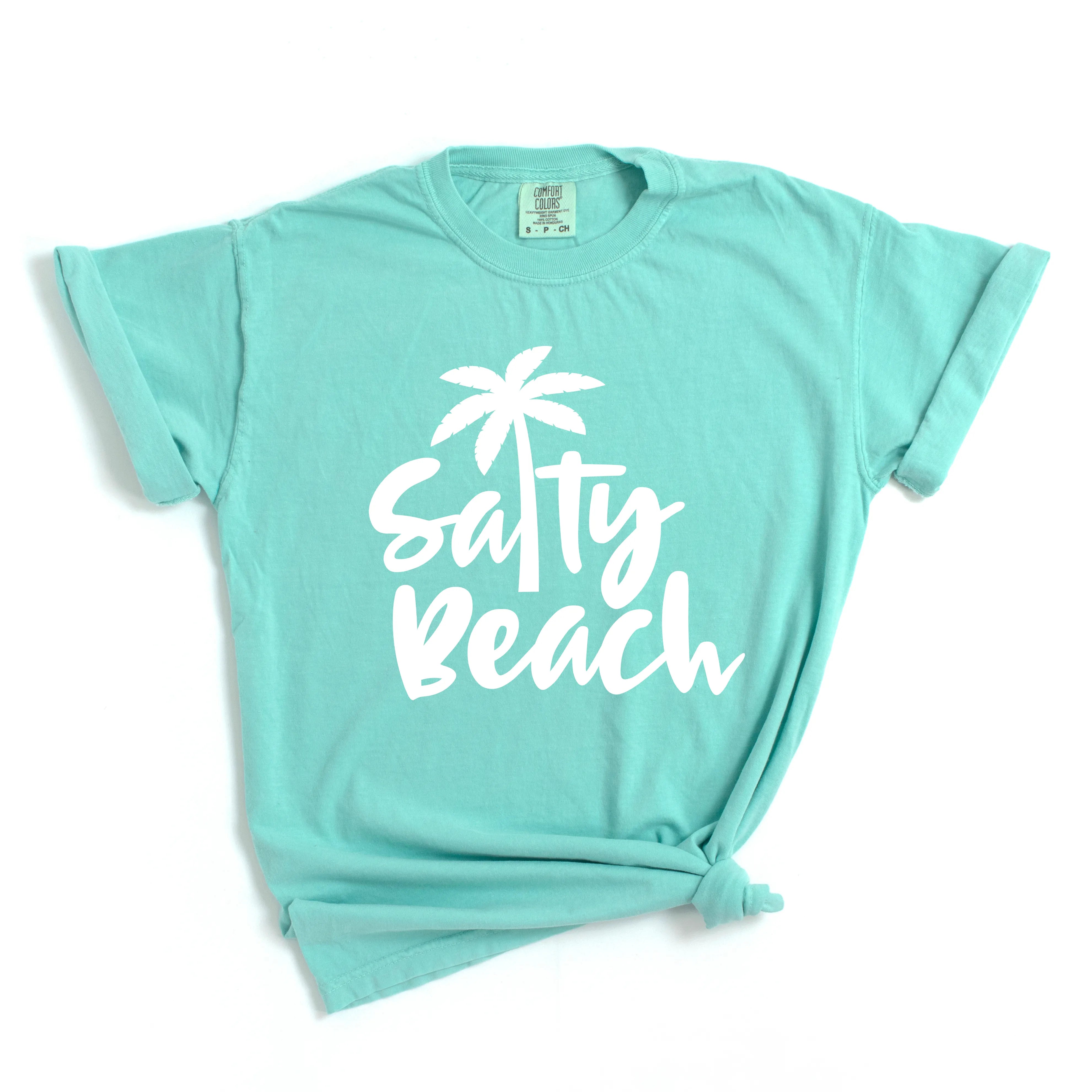Salty Beach | Garment Dyed Short Sleeve Tee