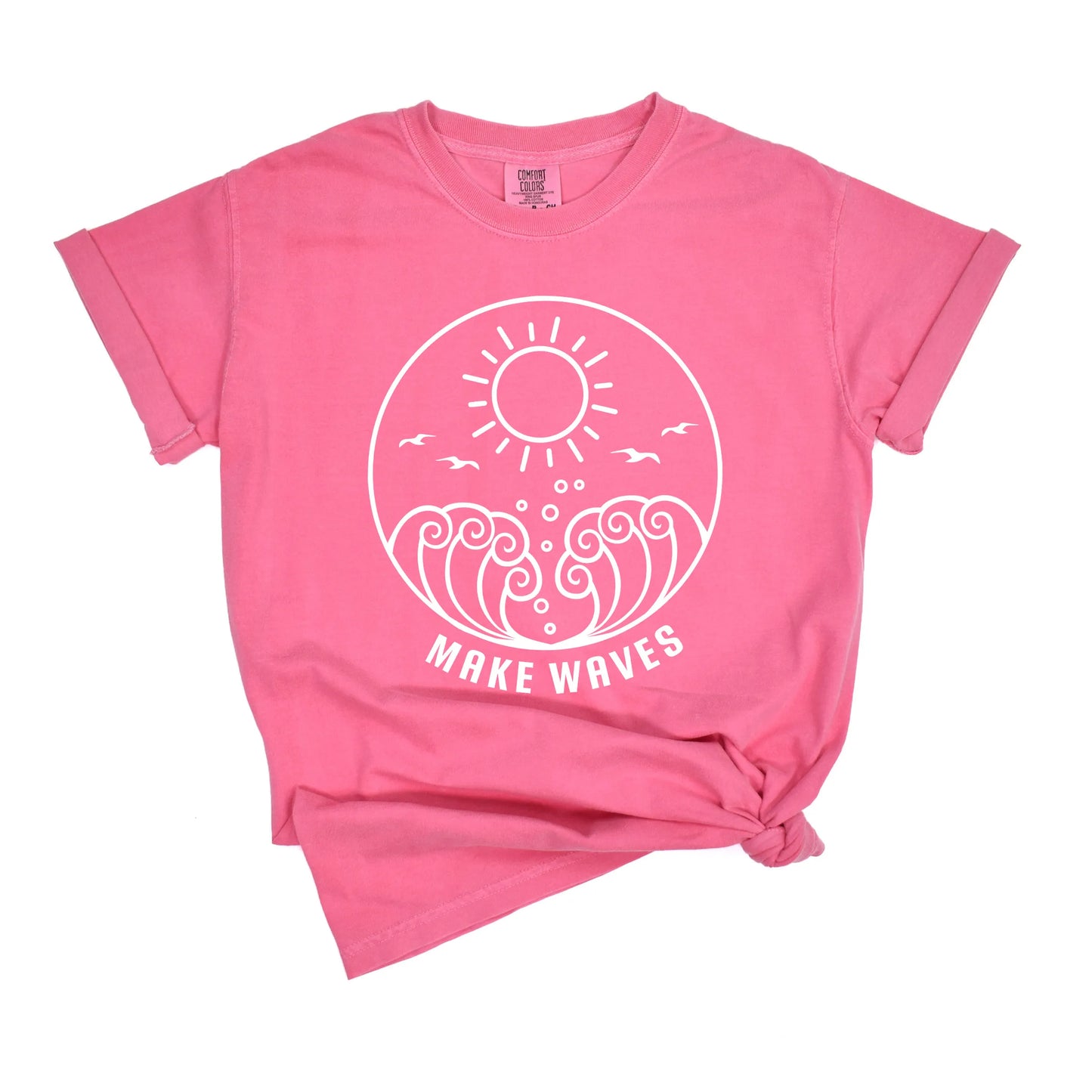 Make Waves Circle | Garment Dyed Short Sleeve Tee