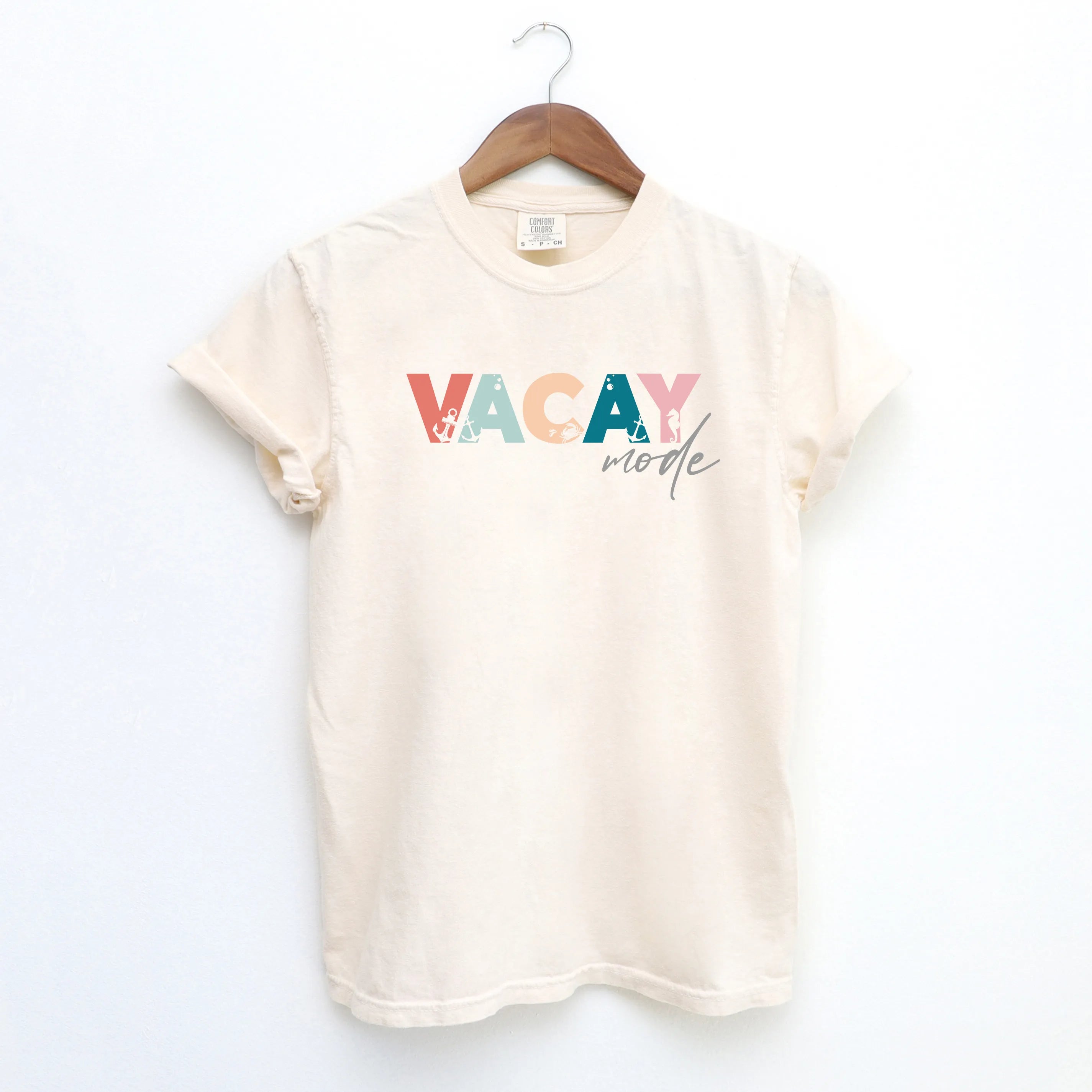 Vacay Mode Colorful | Garment Dyed Short Sleeve Tee