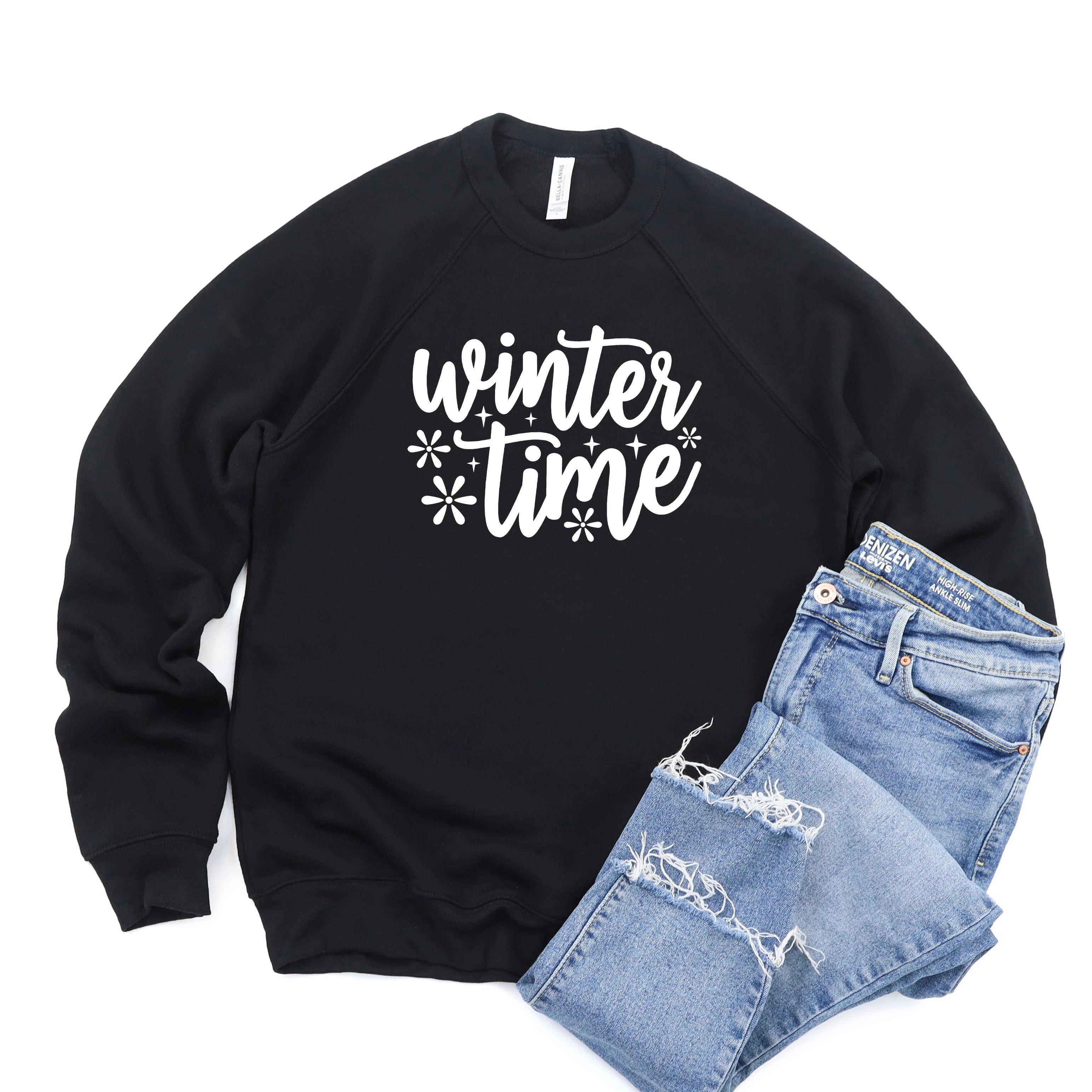 Winter Time Snowflakes |Sweatshirt