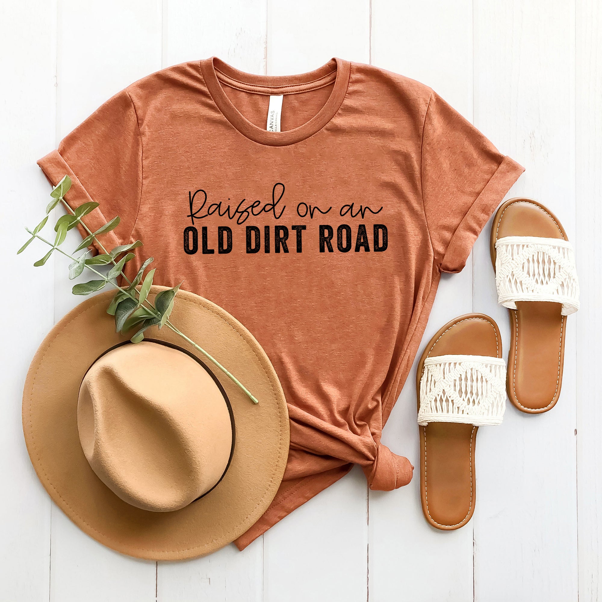 Raised On An Old Dirt Road | Short Sleeve Graphic Tee