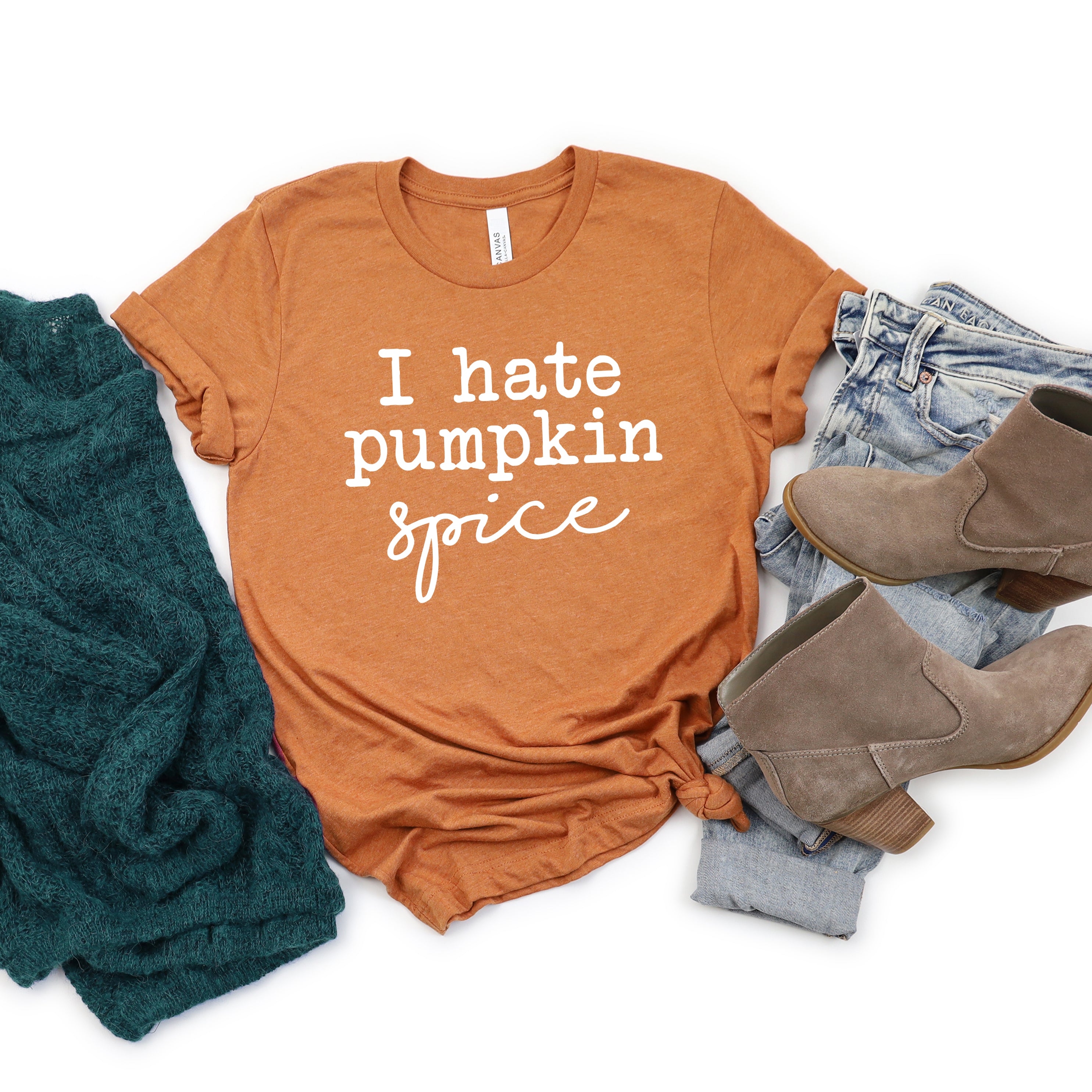 I Hate Pumpkin Spice | Short Sleeve Graphic Tee