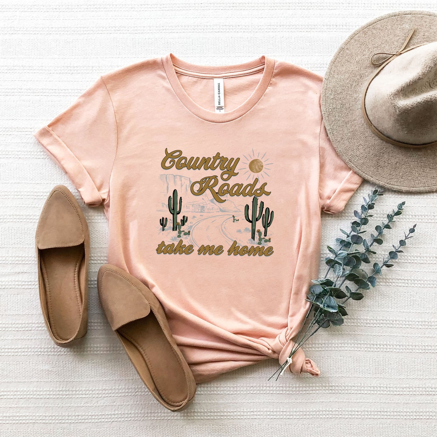 Country Roads Desert | Short Sleeve Graphic Tee