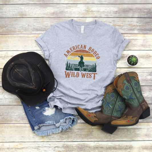 American Rodeo Wild West | Short Sleeve Graphic Tee