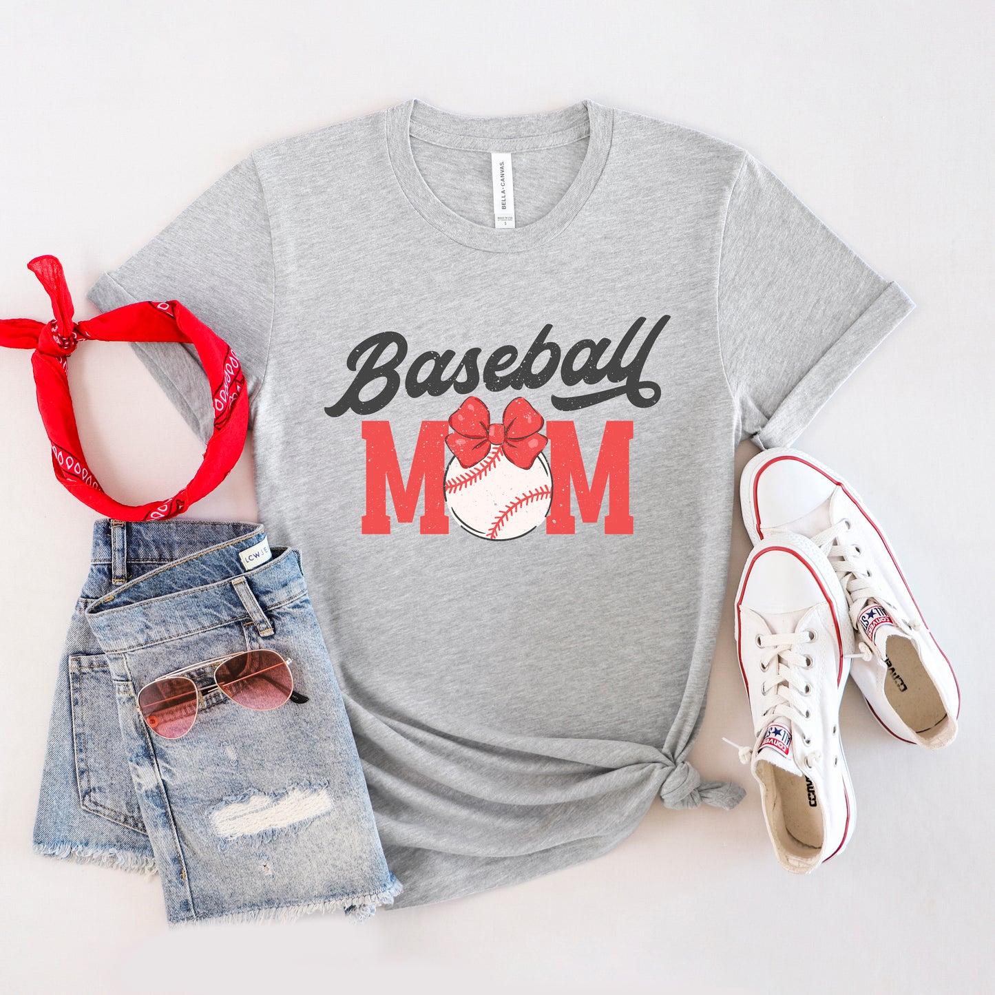 Coquette Baseball Mom | Short Sleeve Graphic Tee