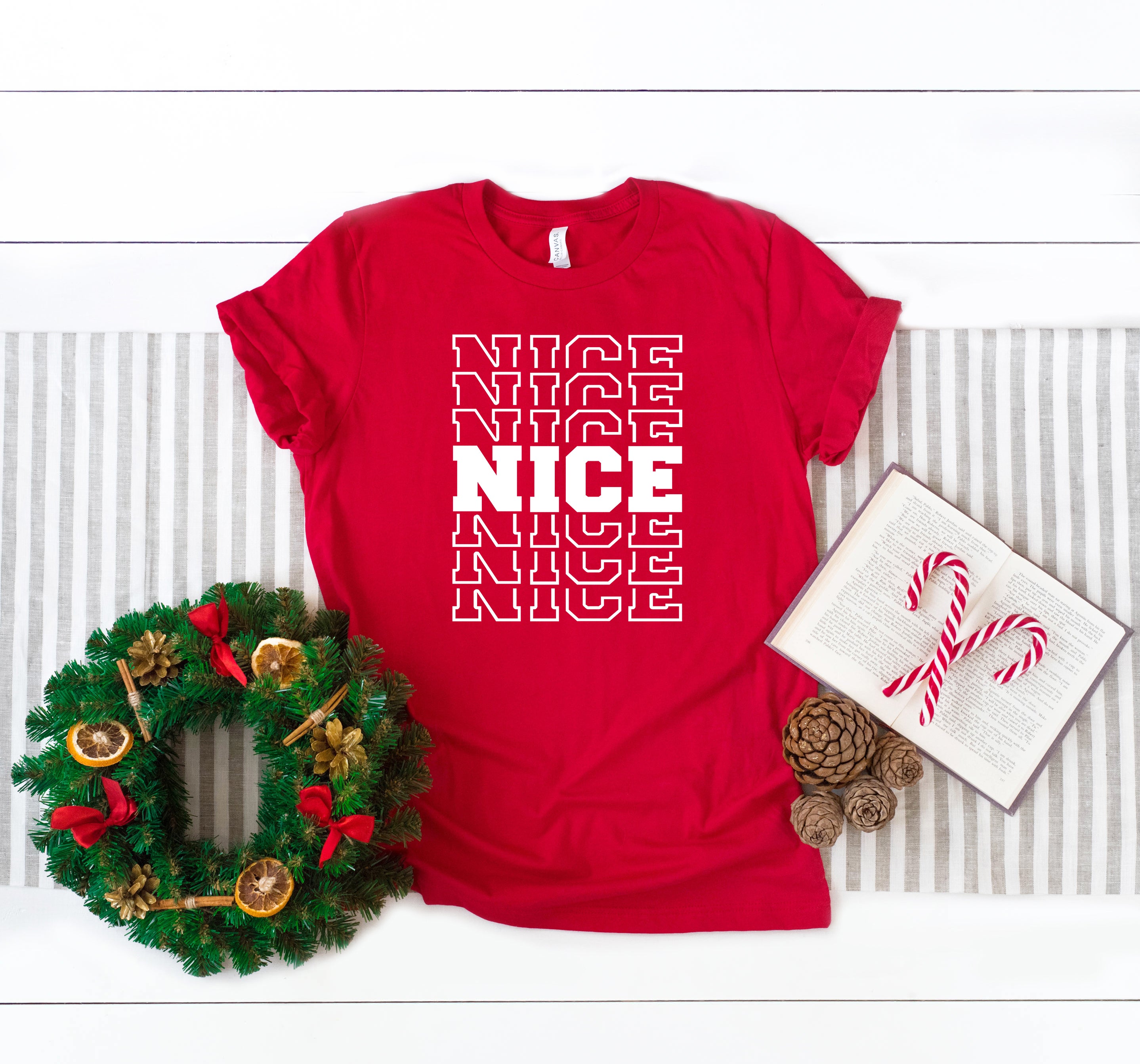 Nice Stacked | Short Sleeve Crew Neck