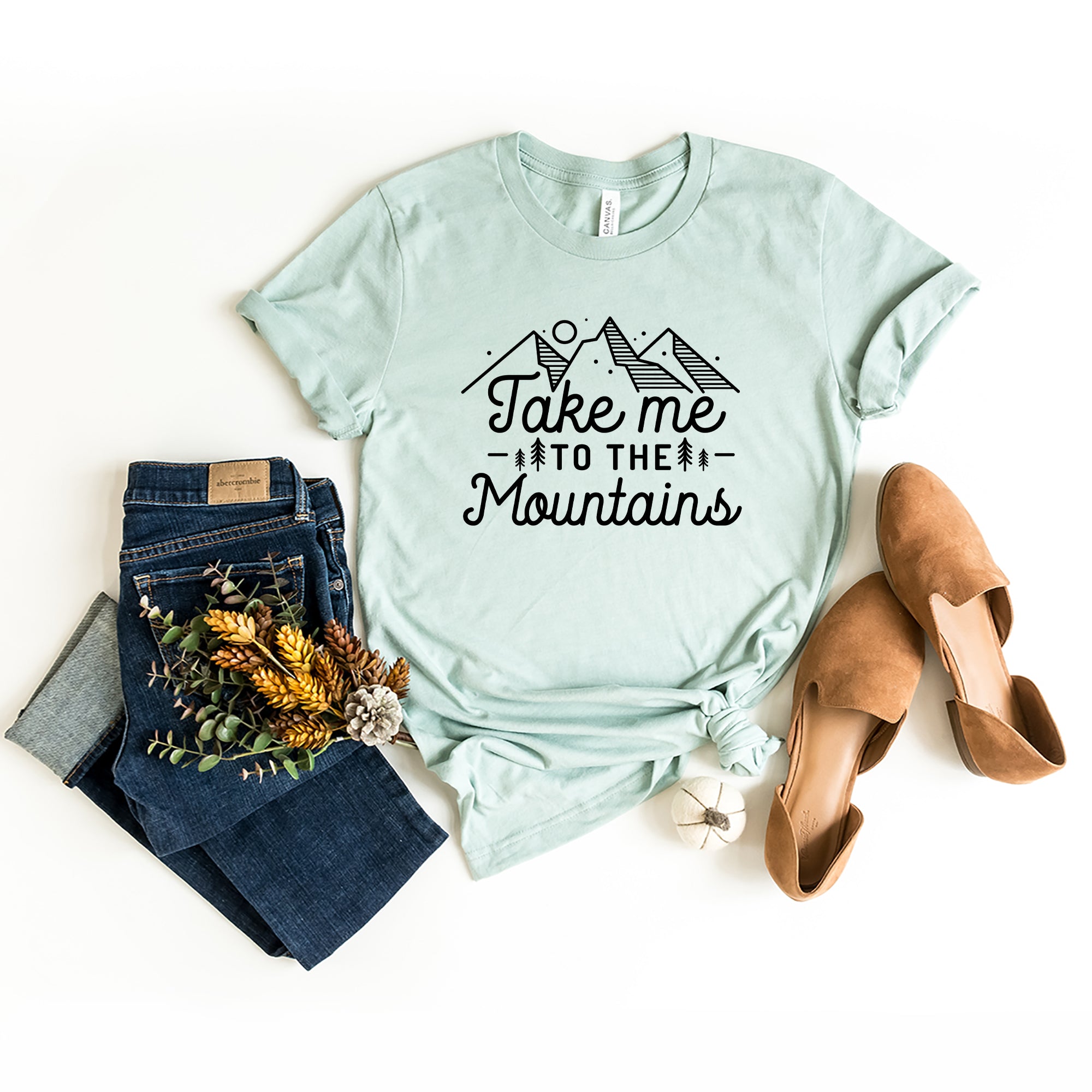 Take Me to the Mountains Landscape | Short Sleeve Graphic Tee