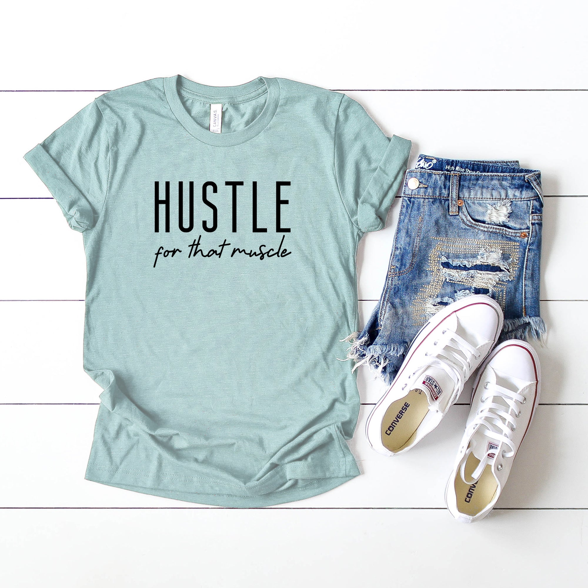 Hustle For That Muscle | Short Sleeve Graphic Tee