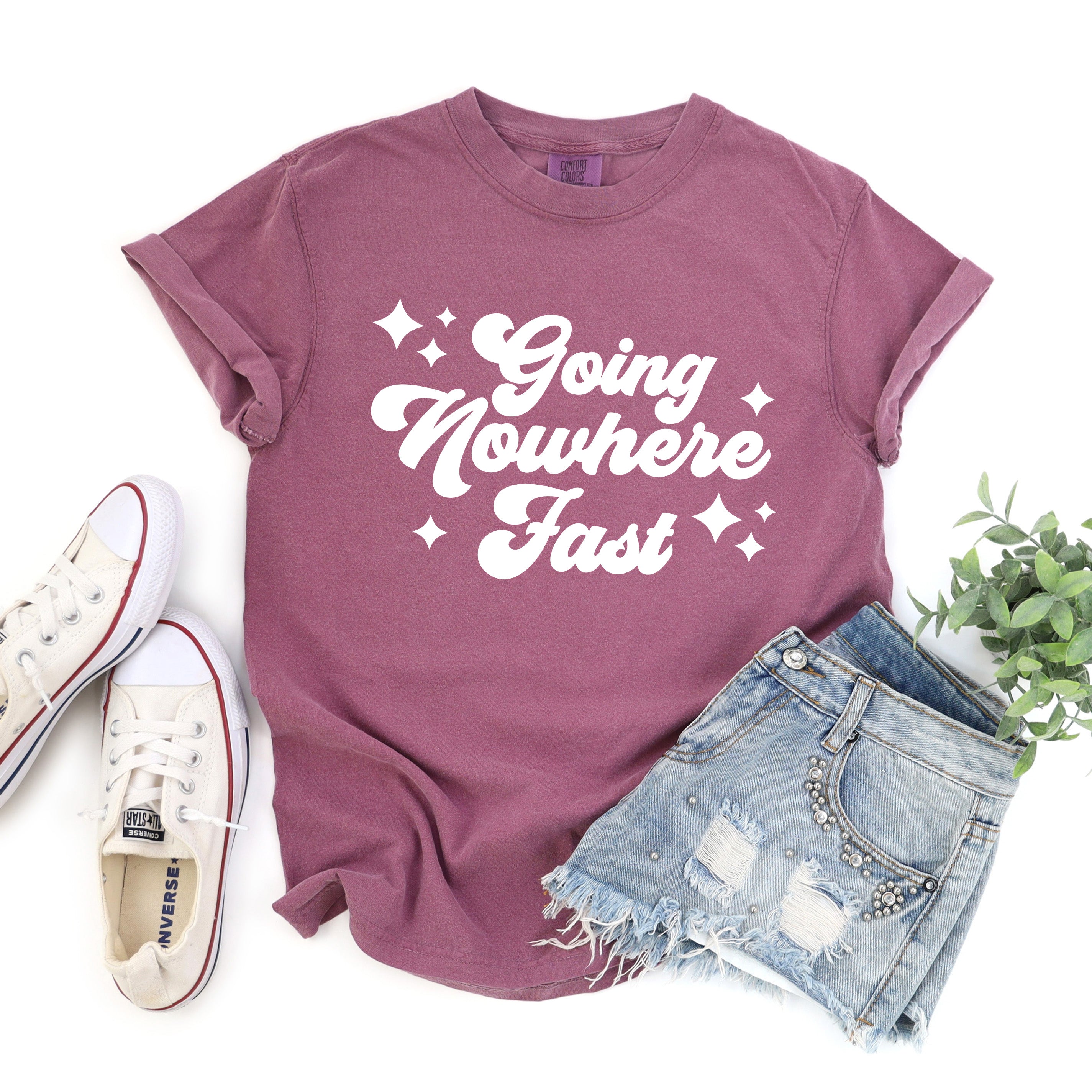 Going Nowhere Fast | Garment Dyed Tee