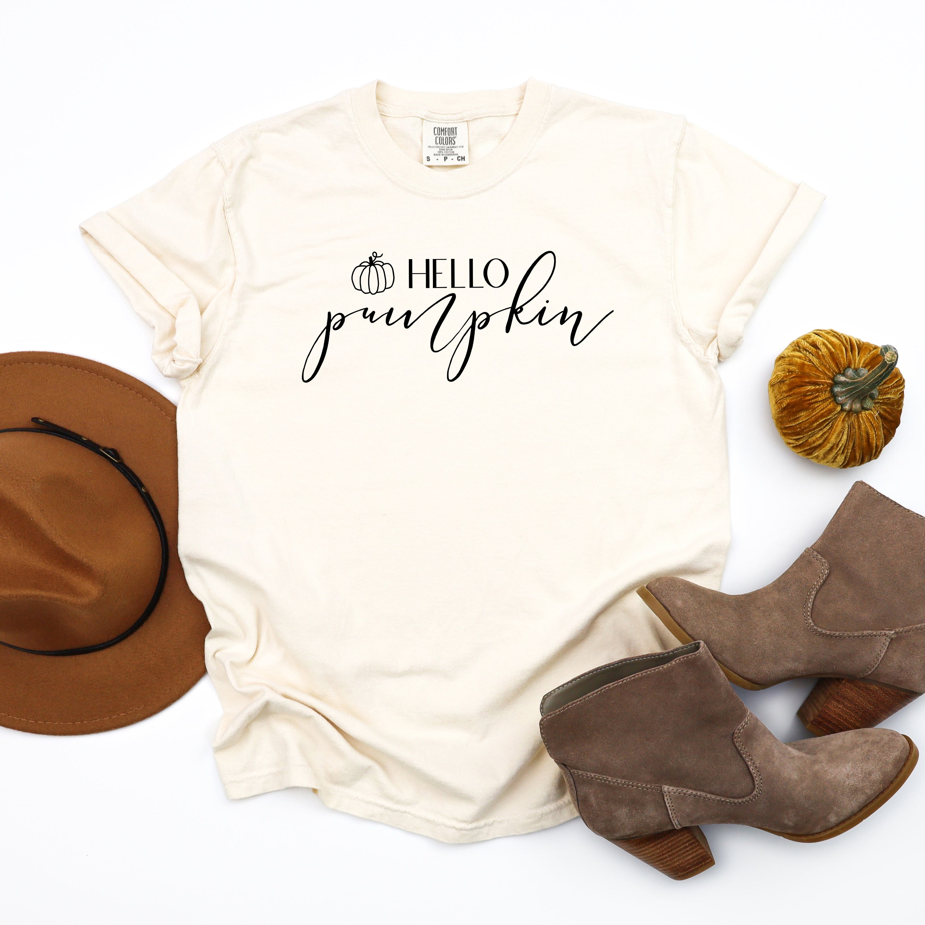 Hello Pumpkin | Garment Dyed Tee