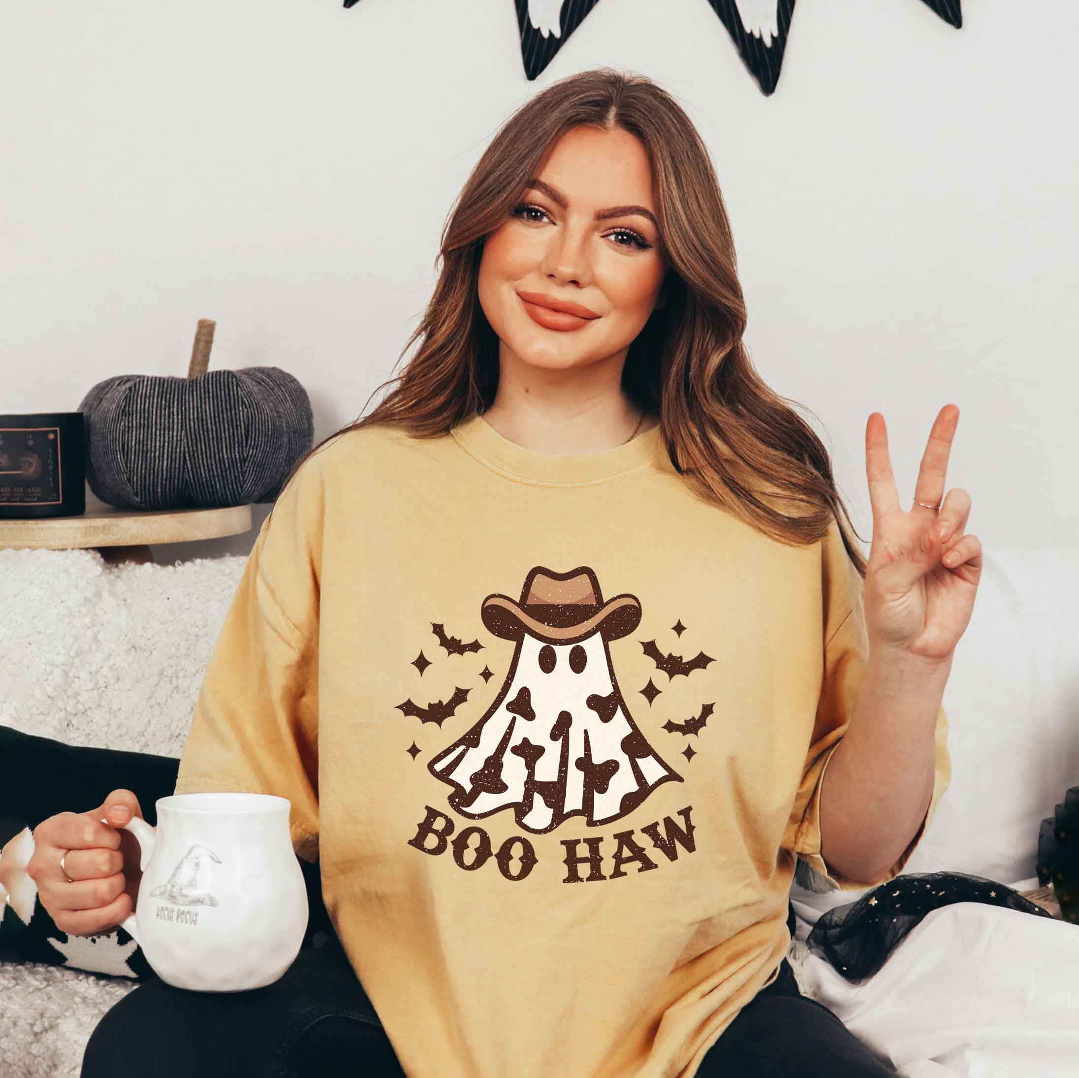 Boo Haw Ghost | Garment Dyed Tee