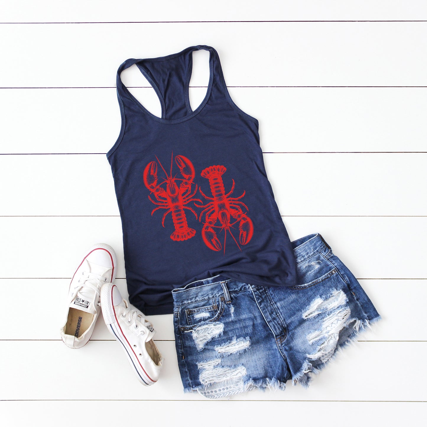 Two Lobsters | Racerback Tank