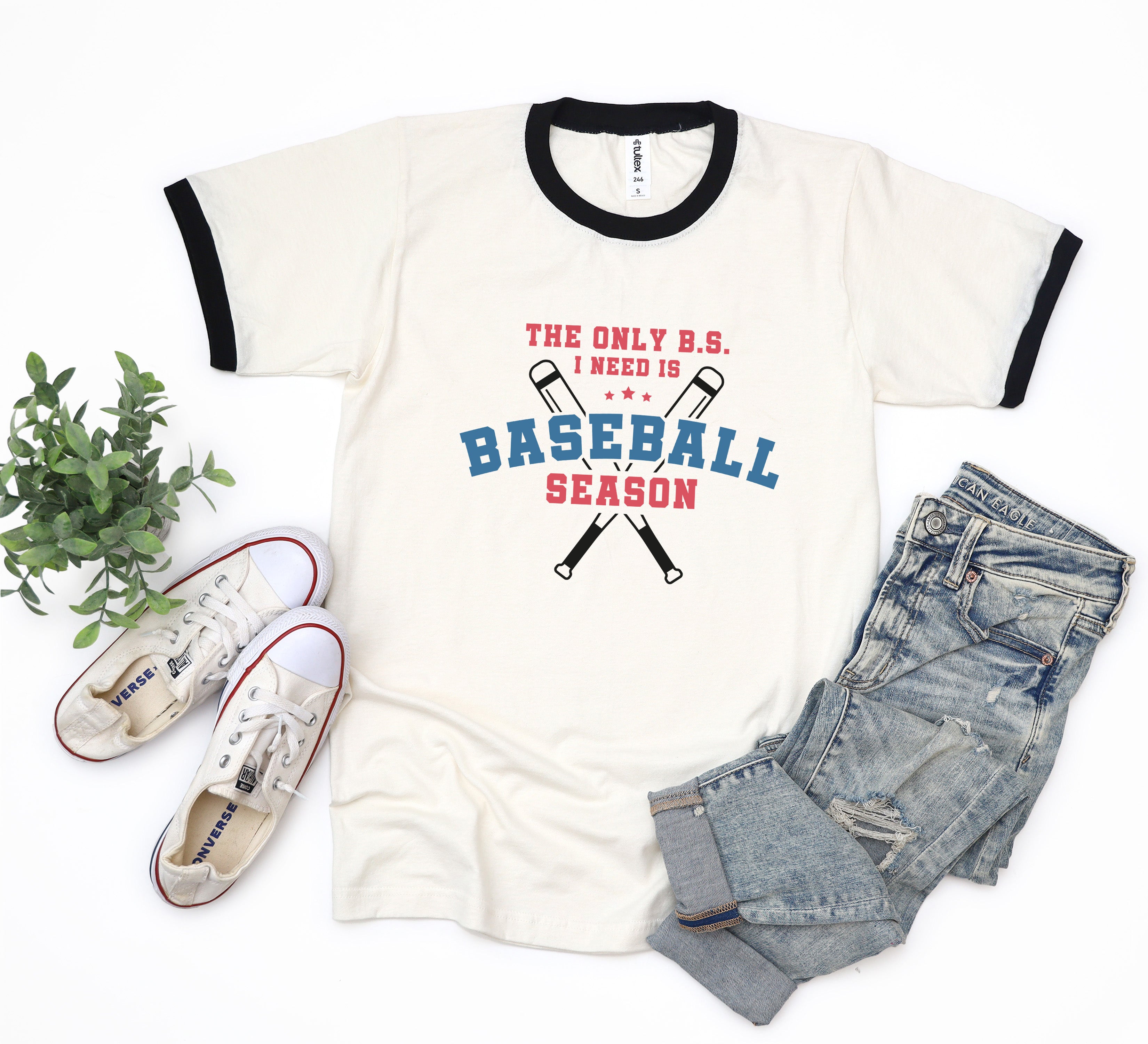 Baseball Season Bats | Ringer Tee
