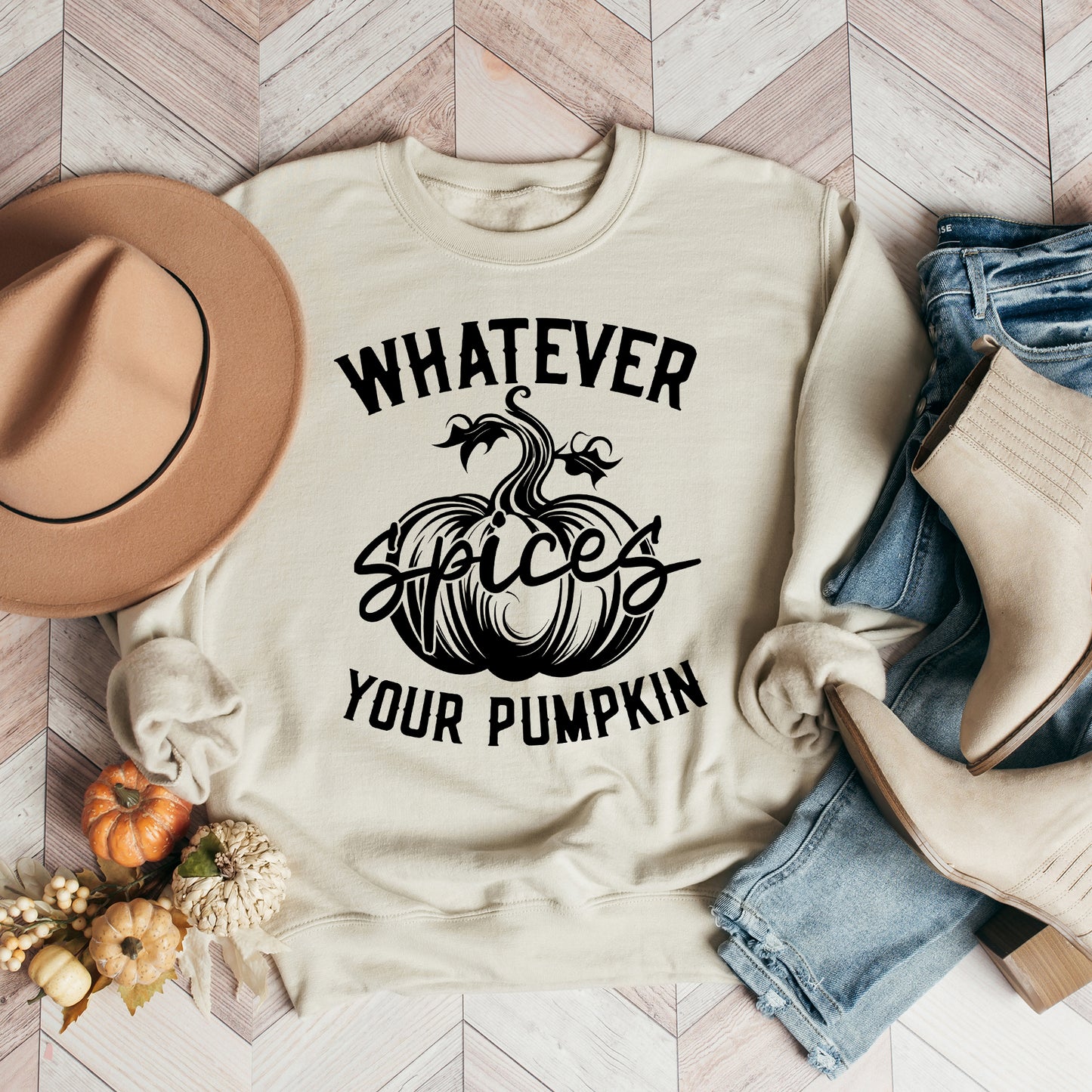 Retro Whatever Spices Your Pumpkin | Sweatshirt