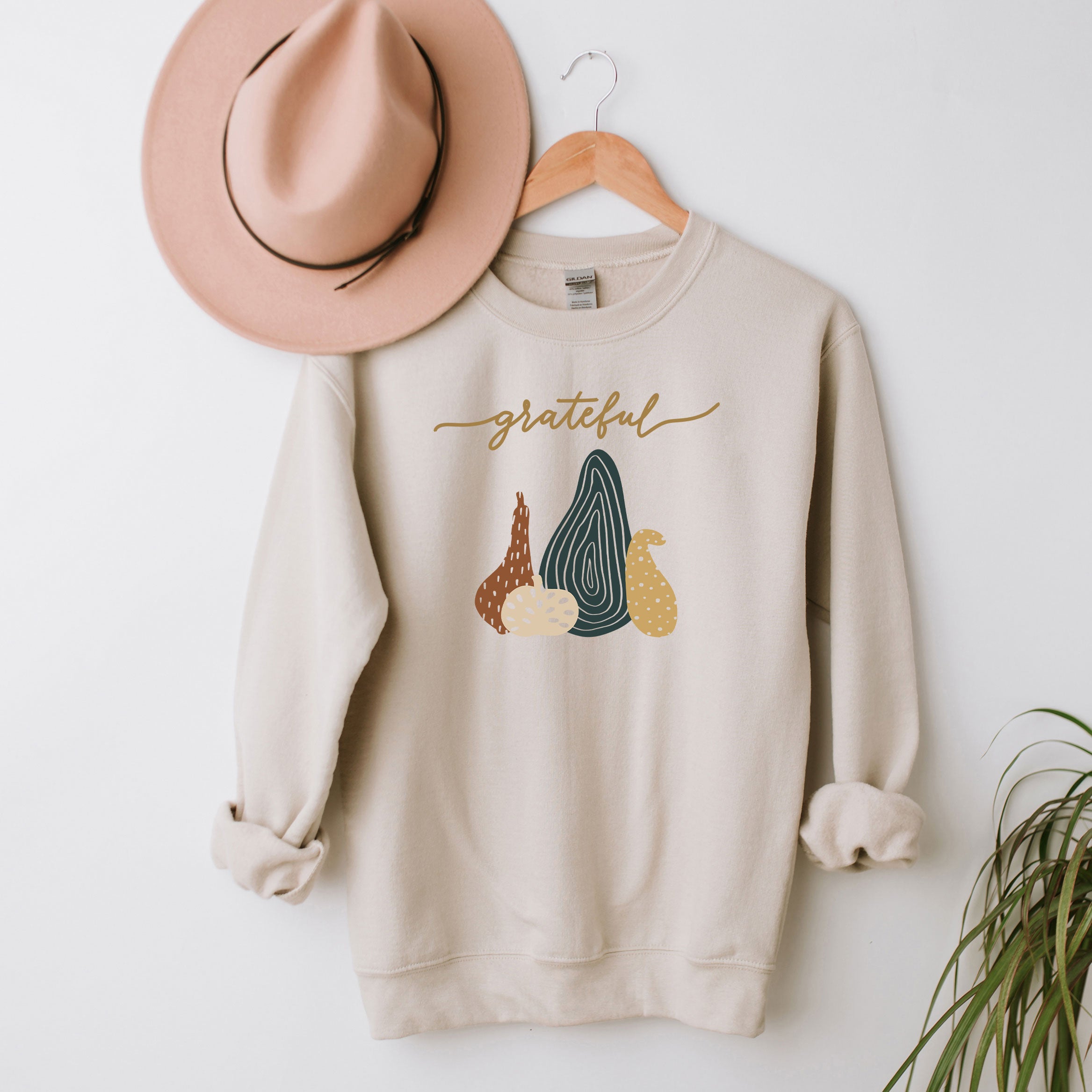Boho Grateful Pumpkins | Sweatshirt