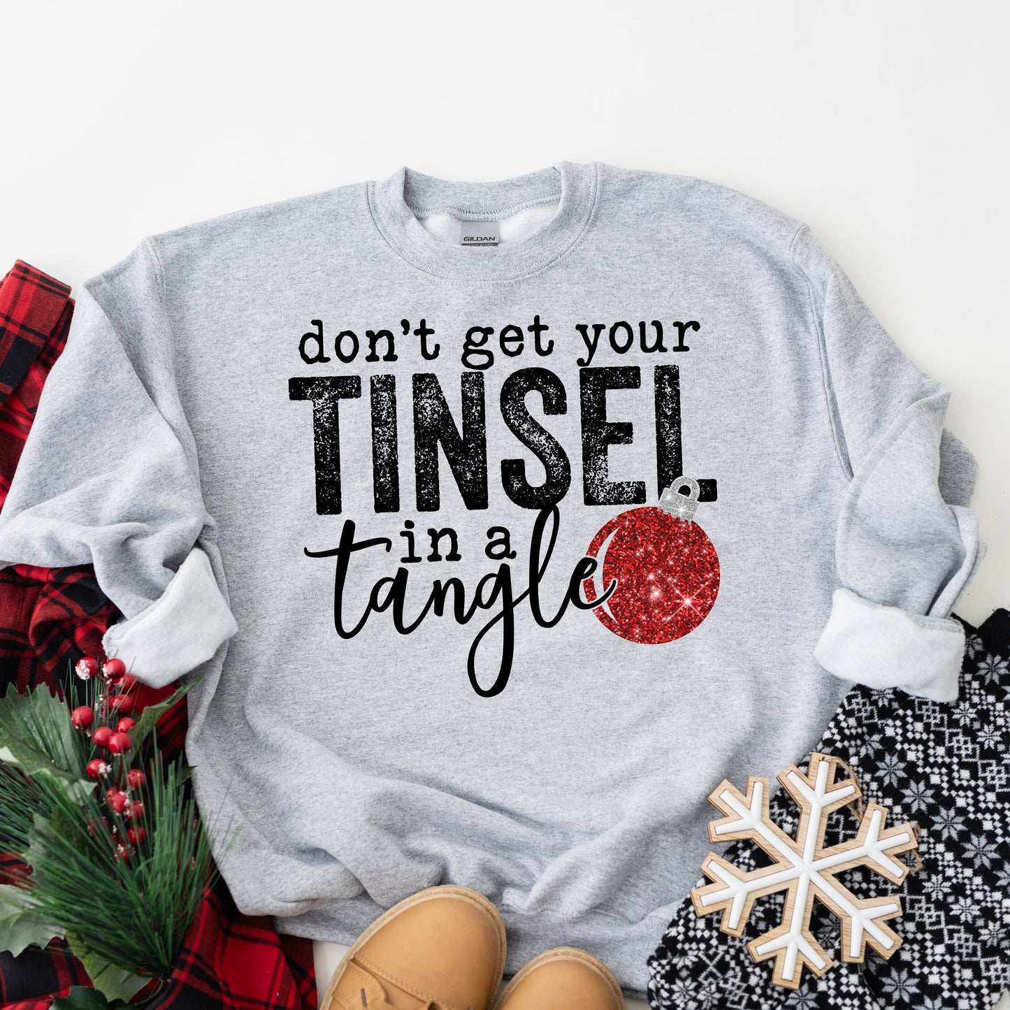 Tinsel In A Tangle Bulb | Sweatshirt