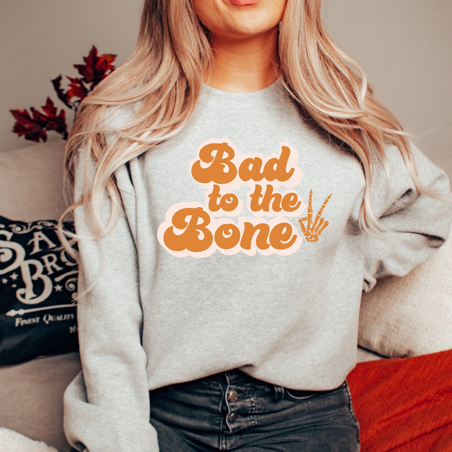 Bad To The Bone Hand | Sweatshirt