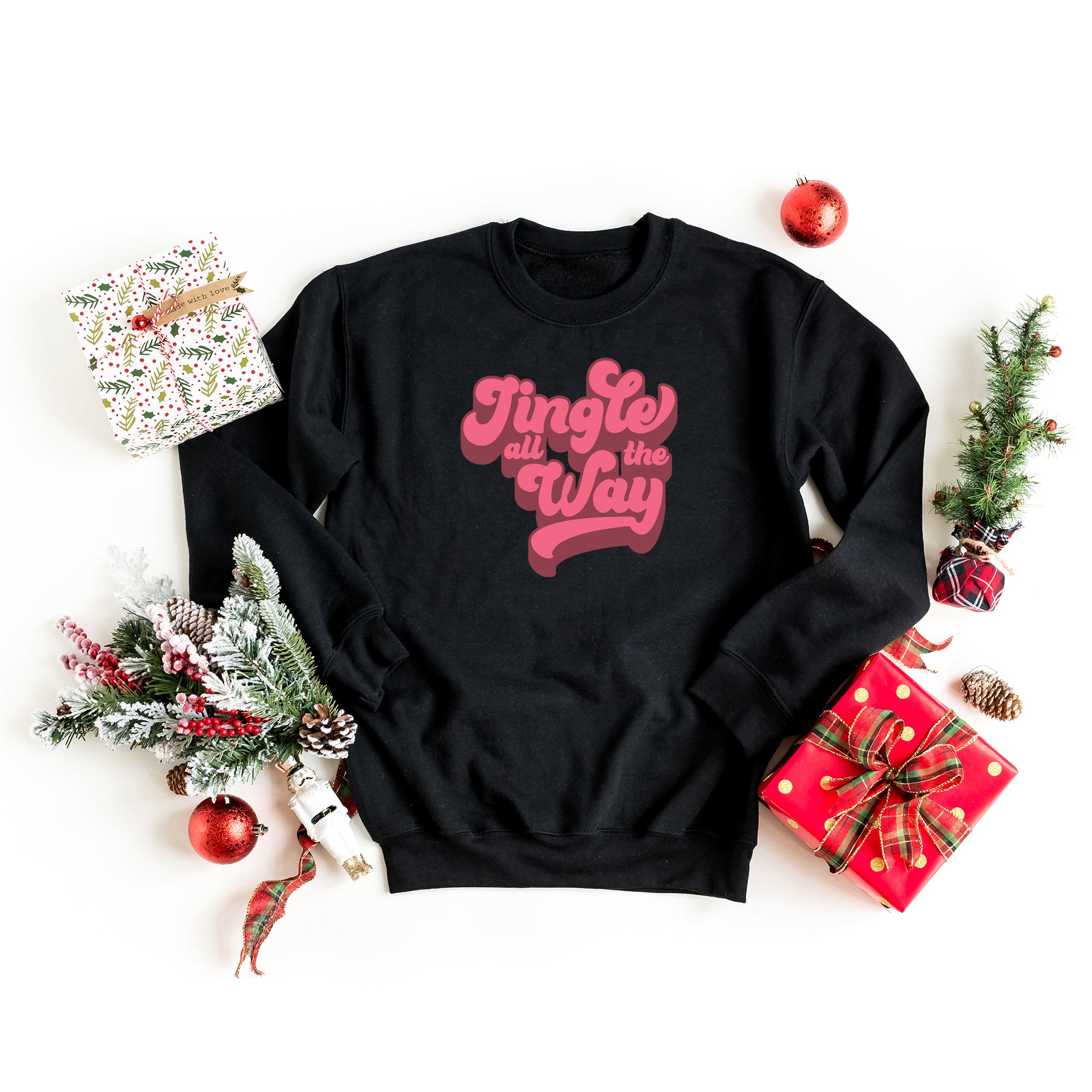 Retro Jingle All The Way | Sweatshirt