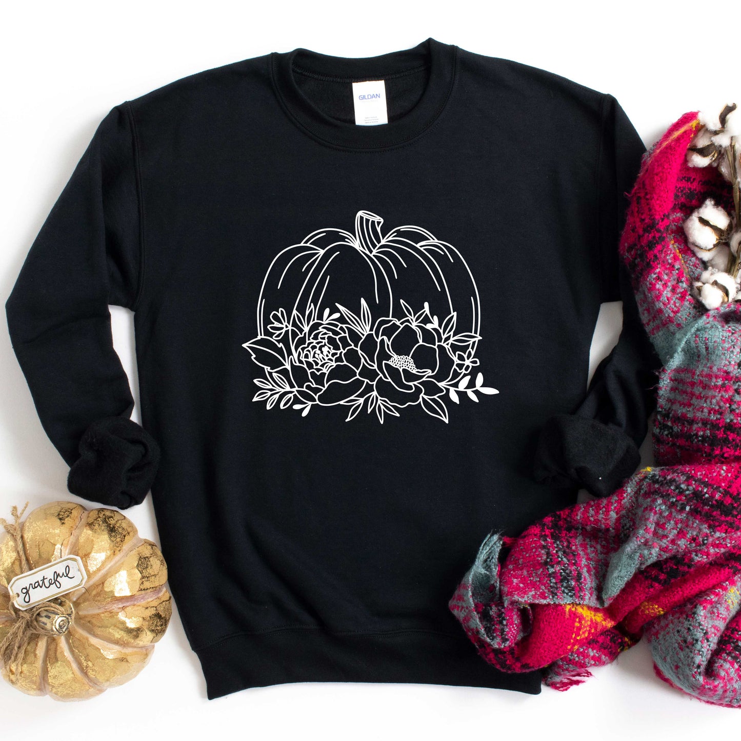 Floral Pumpkin | Sweatshirt
