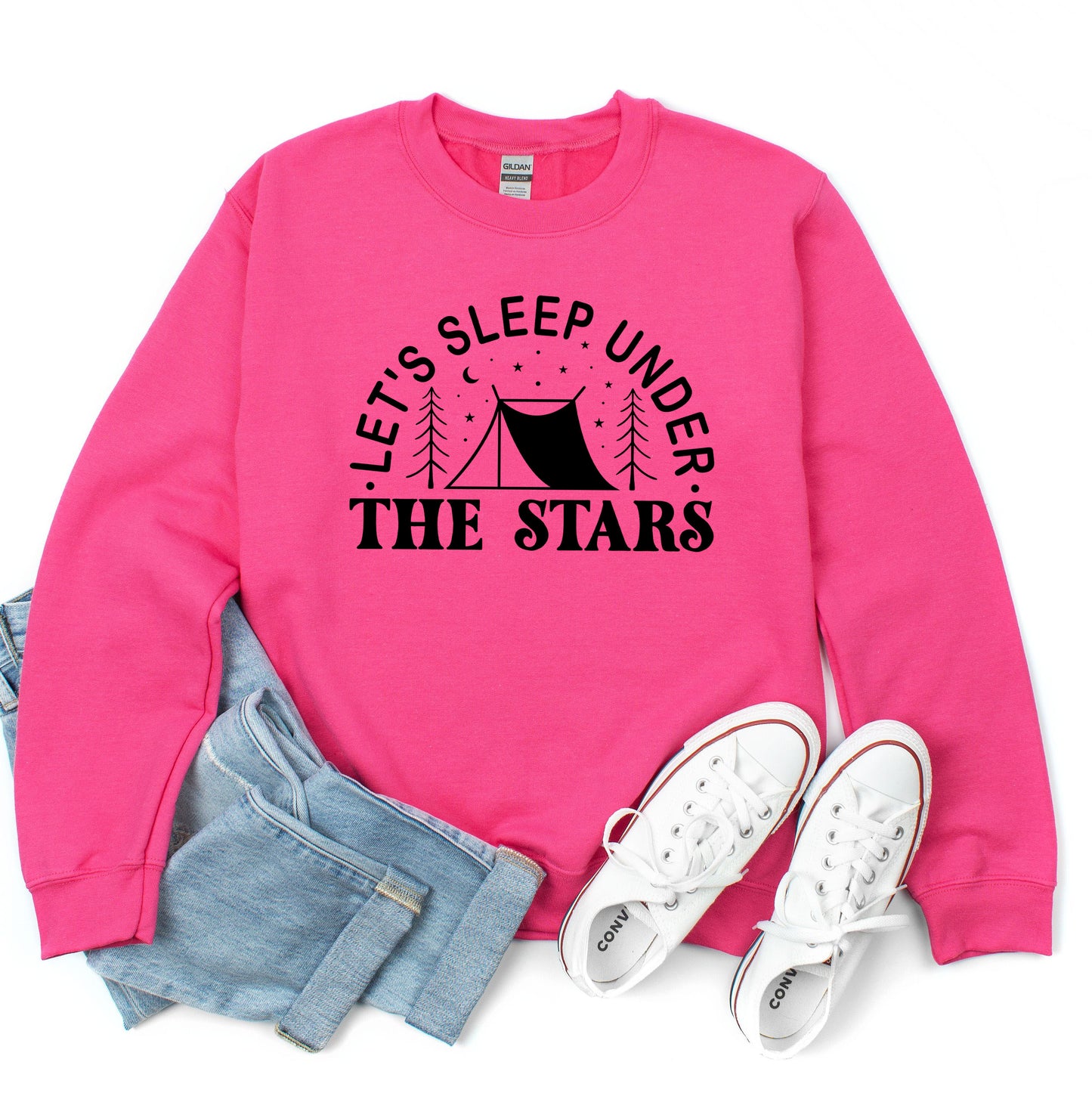 Let's Sleep Under The Stars Tent | Sweatshirt
