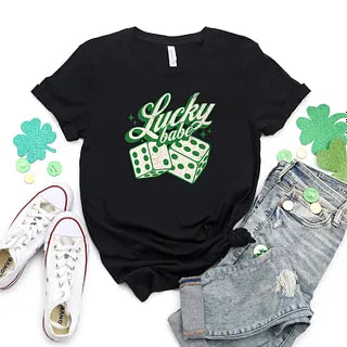 Lucky Babe Dice | Short Sleeve Graphic Tee