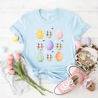 Bunny Egg Easter Chart | Short Sleeve Graphic Tee