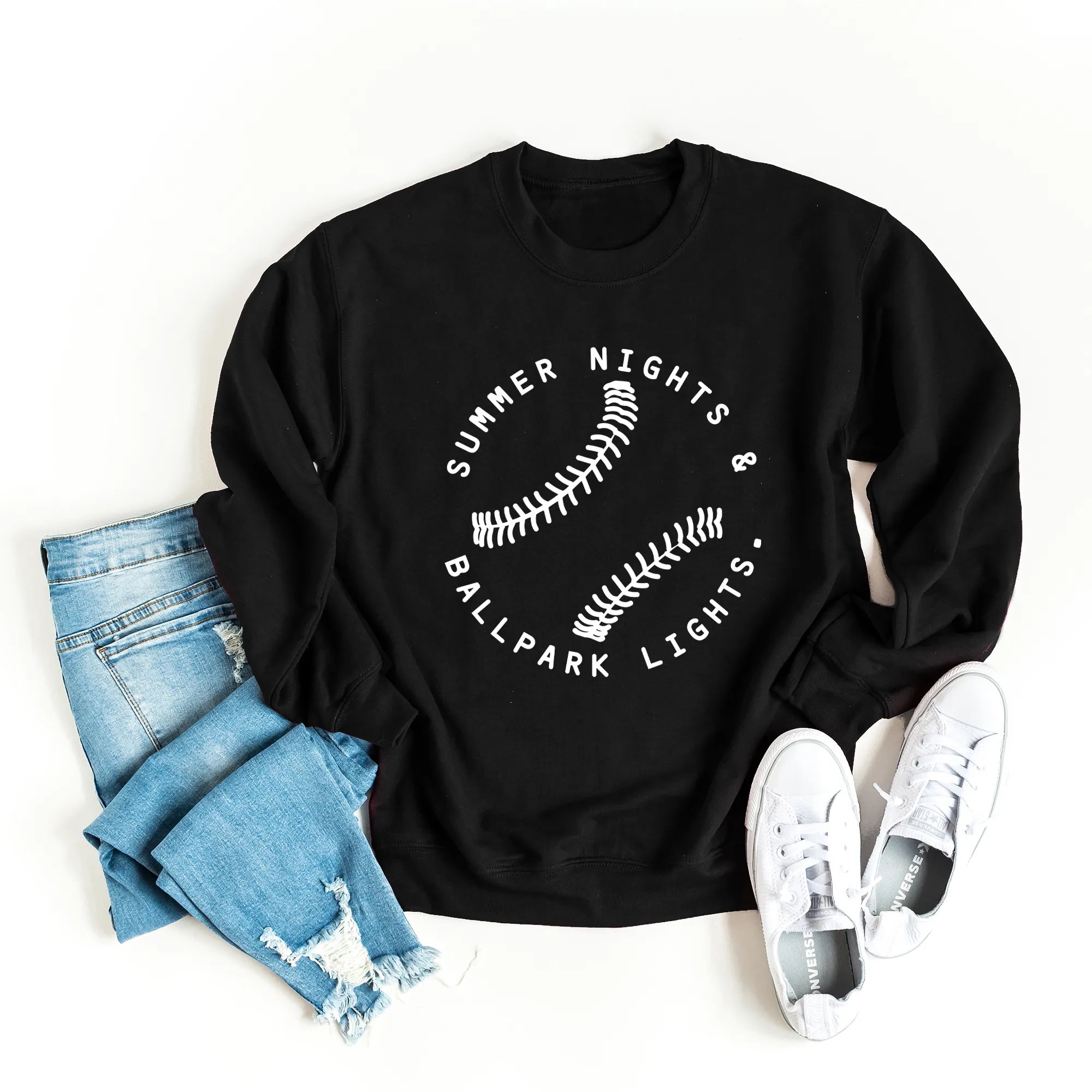 Summer Nights and Ballpark Lights | Sweatshirt