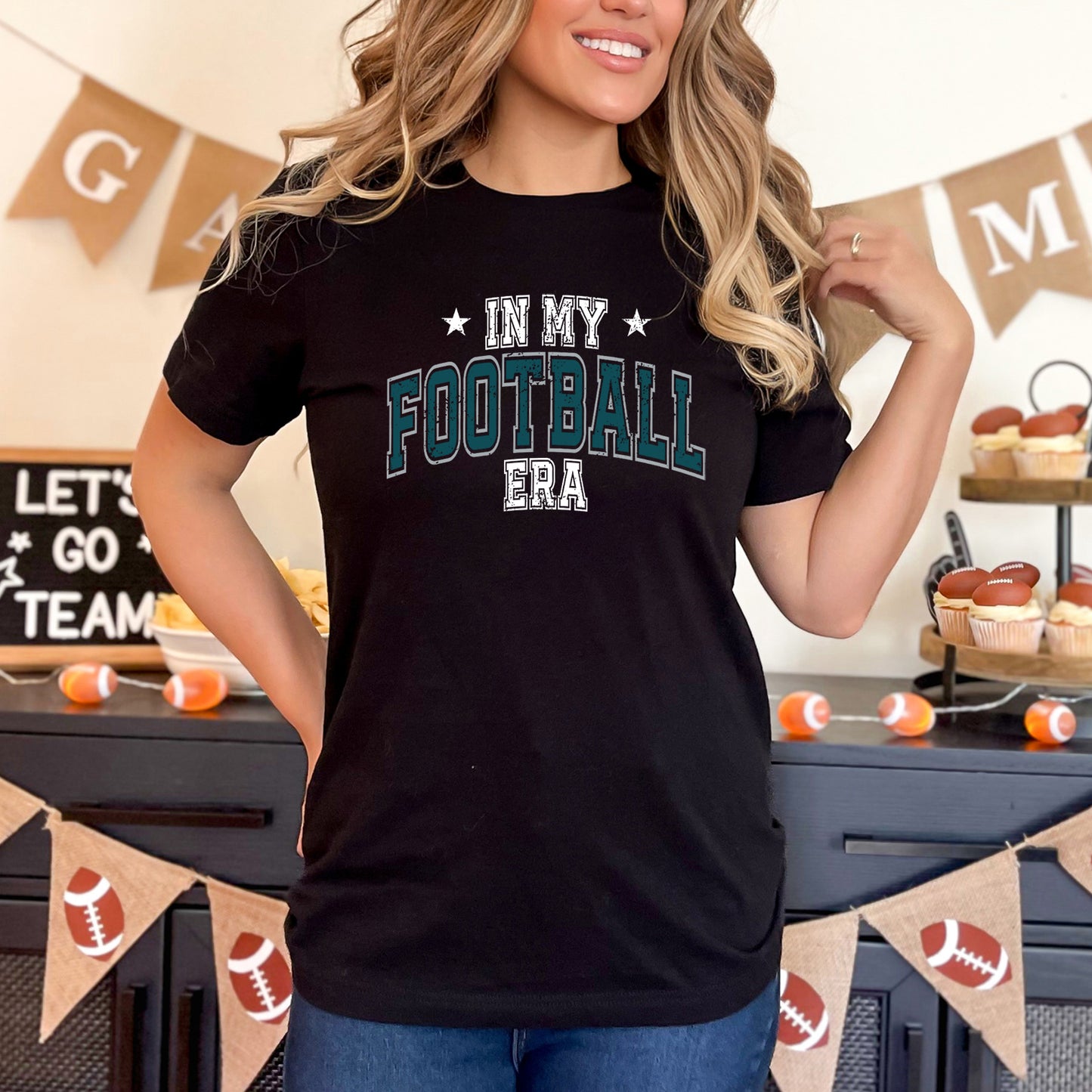 In My Football Era - Green | Short Sleeve Graphic Tee