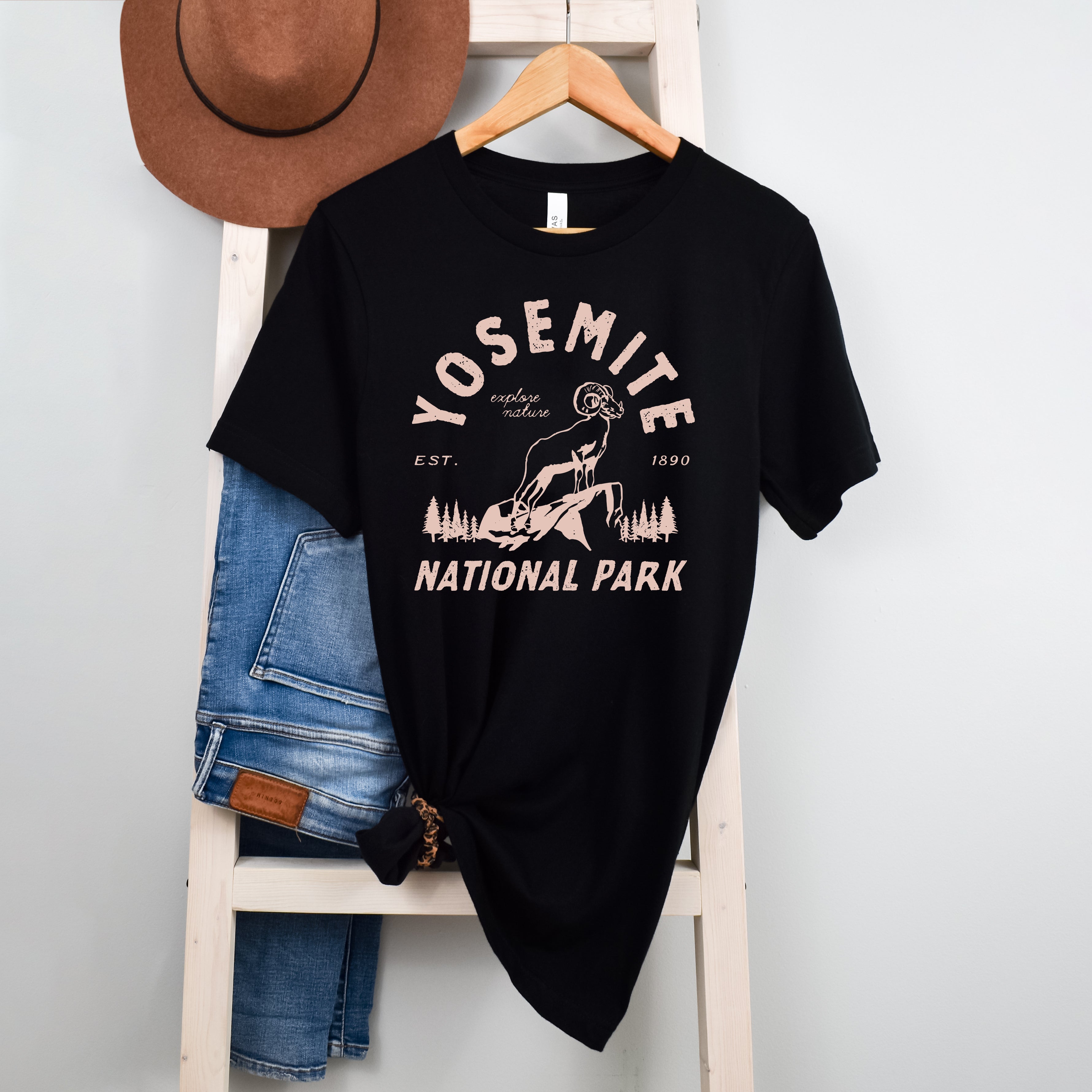 Vintage Yosemite National Park | Short Sleeve Graphic Tee