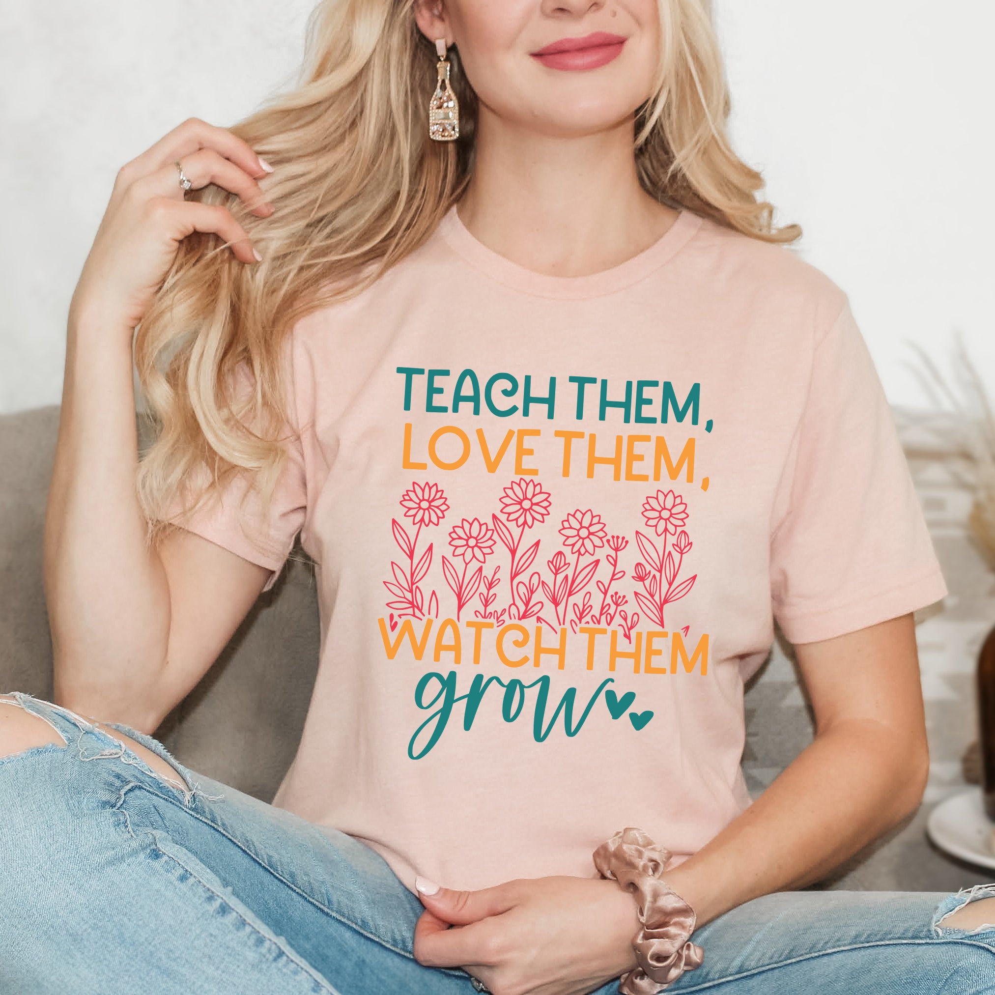 Watch Them Grow Flower Garden | Short Sleeve Graphic Tee