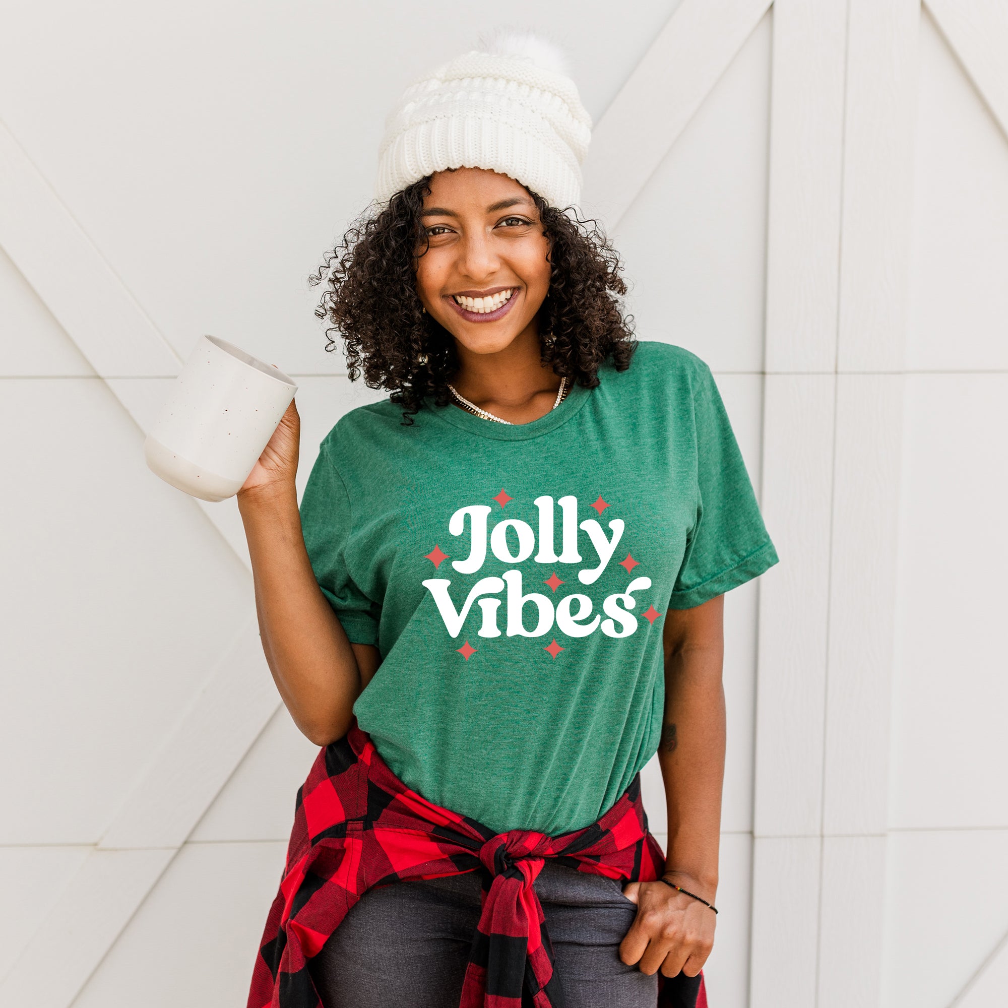Retro Jolly Vibes | Short Sleeve Graphic Tee