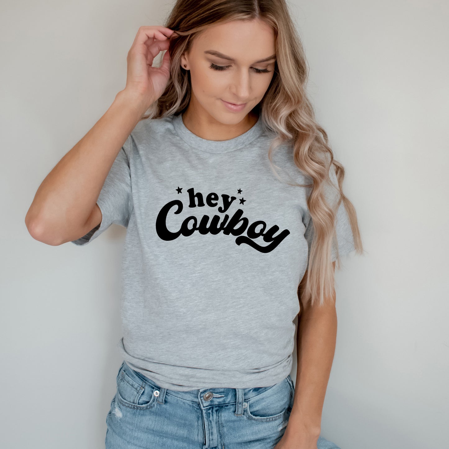Hey Cowboy Stars | Short Sleeve Graphic Tee