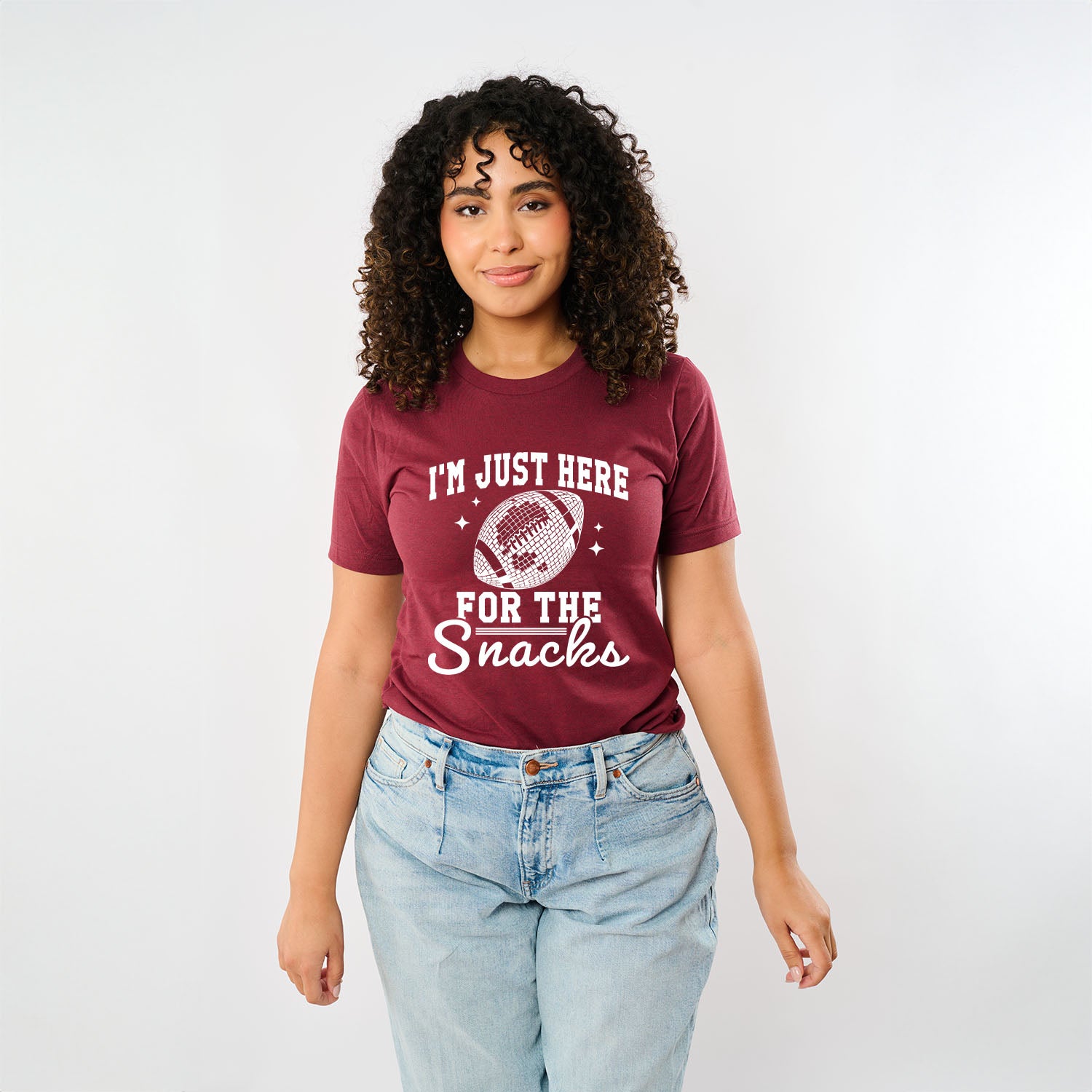 I'm Just Here For The Snacks Disco | Short Sleeve Graphic Tee