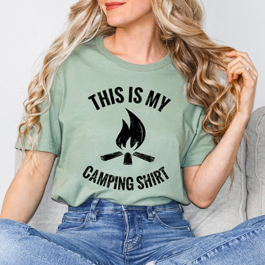 This Is My Camping Shirt | Short Sleeve Graphic Tee