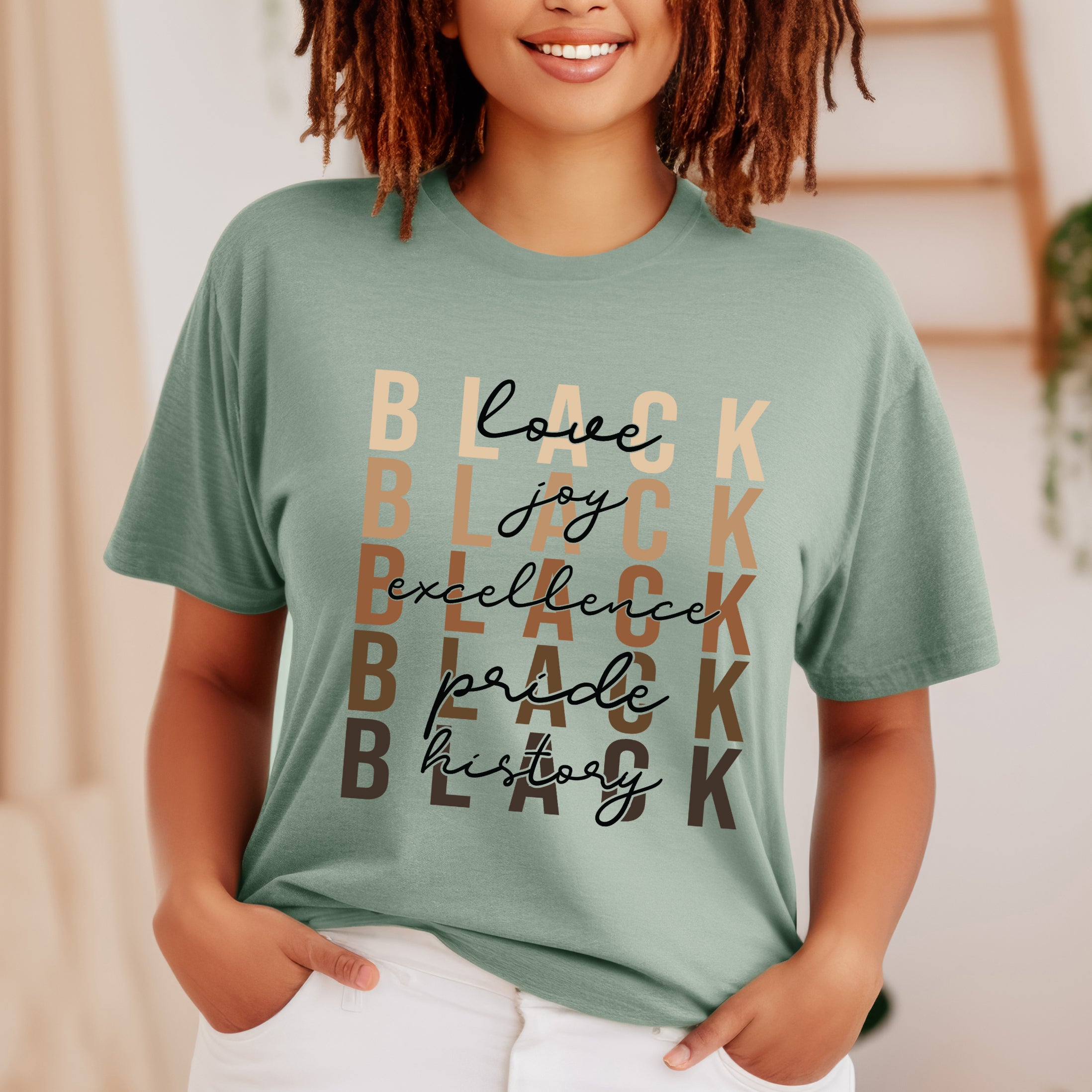 Love, Joy, Excellence, Pride, History | Short Sleeve Graphic Tee