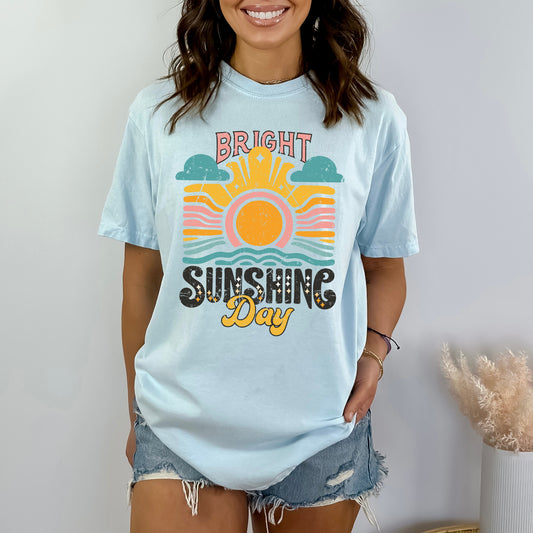 Bright Sunshine Day | Garment Dyed Short Sleeve Tee
