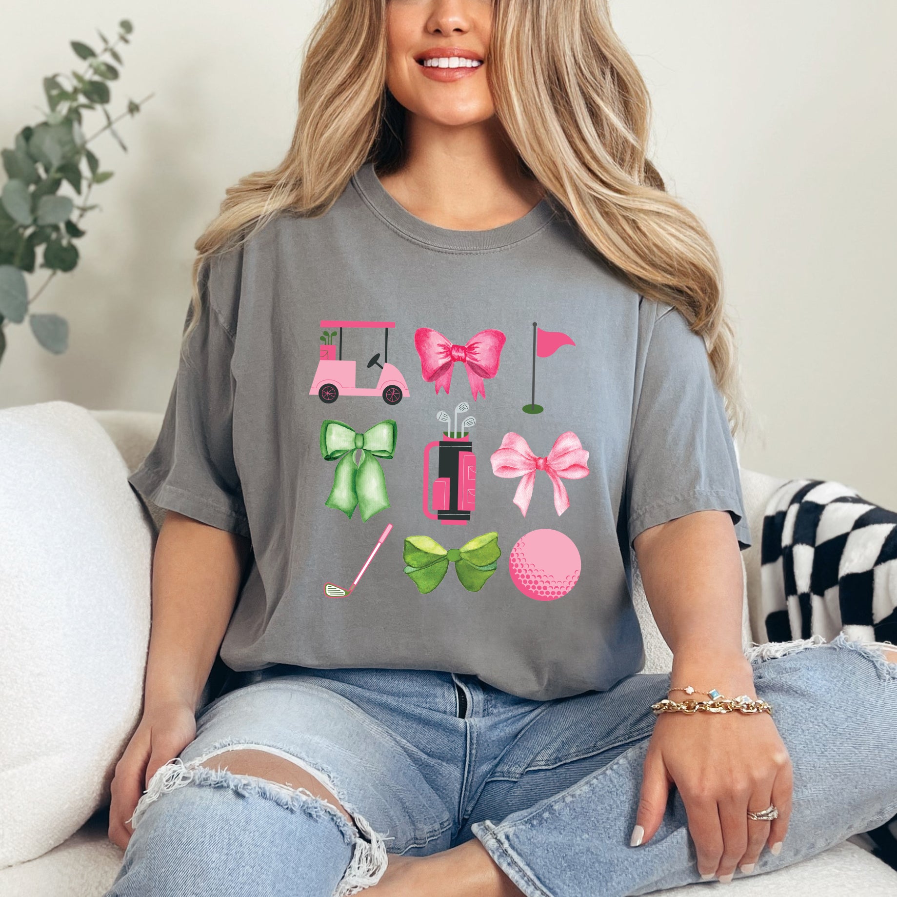 Golf Icons Coquette | Garment Dyed Short Sleeve Tee