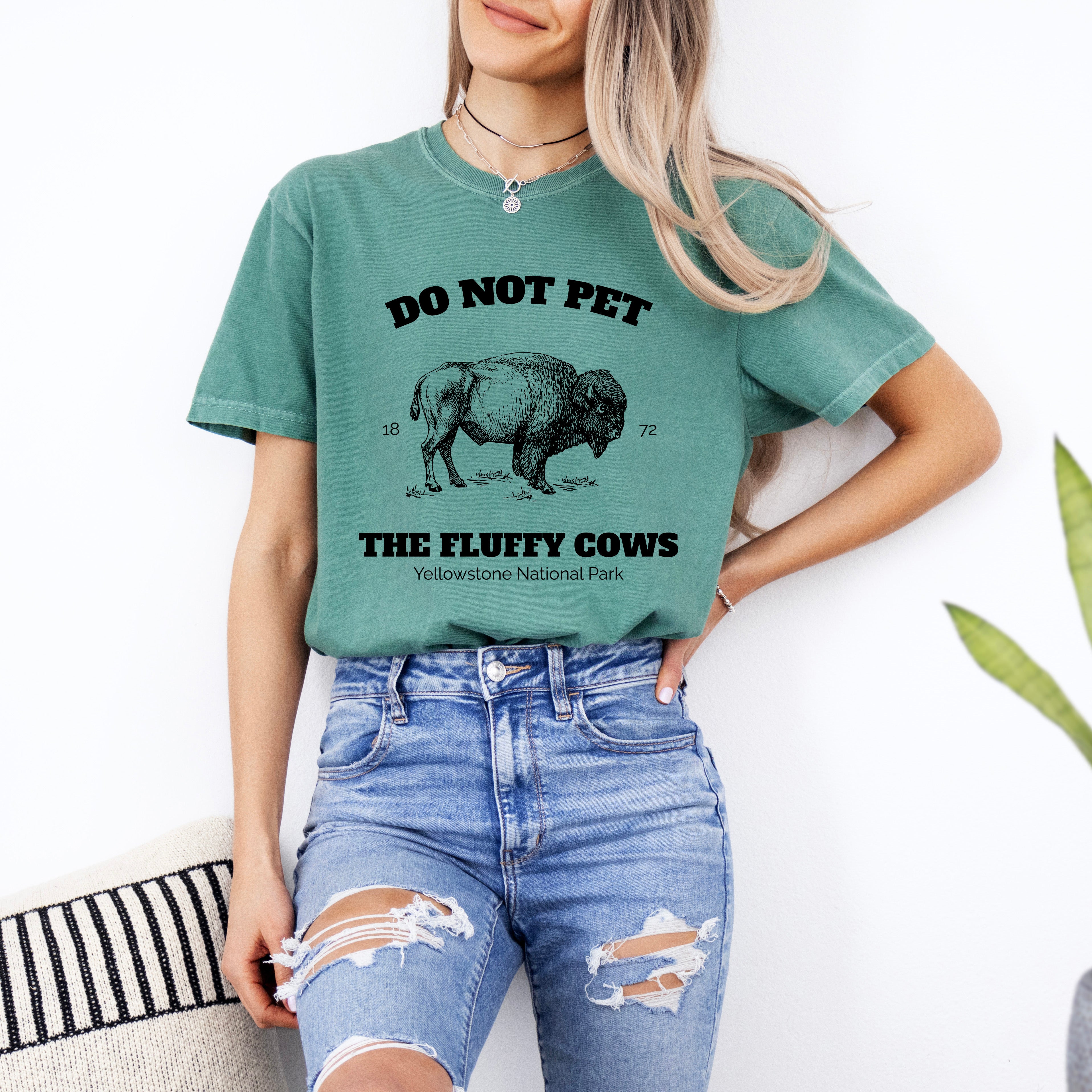 Yellowstone Fluffy Cows | Garment Dyed Tee