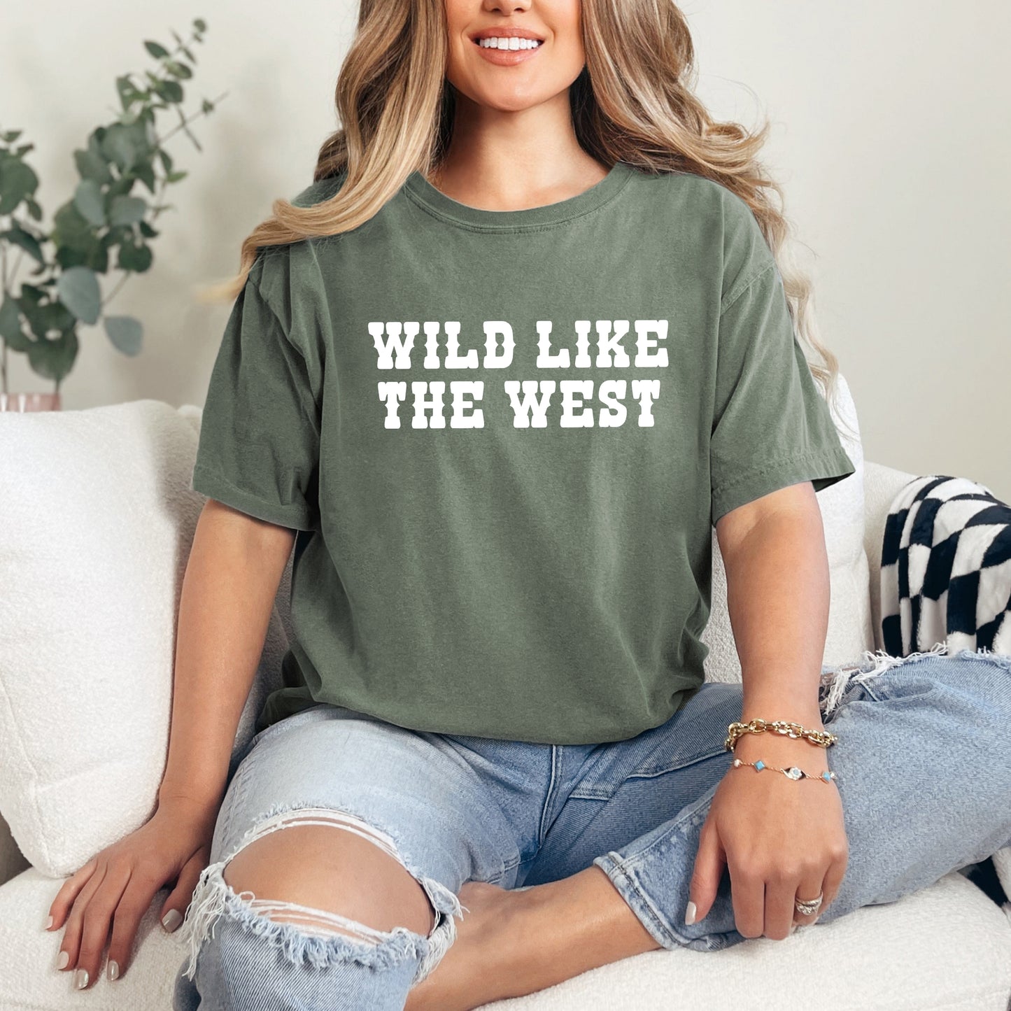 Wild Like The West | Garment Dyed Tee