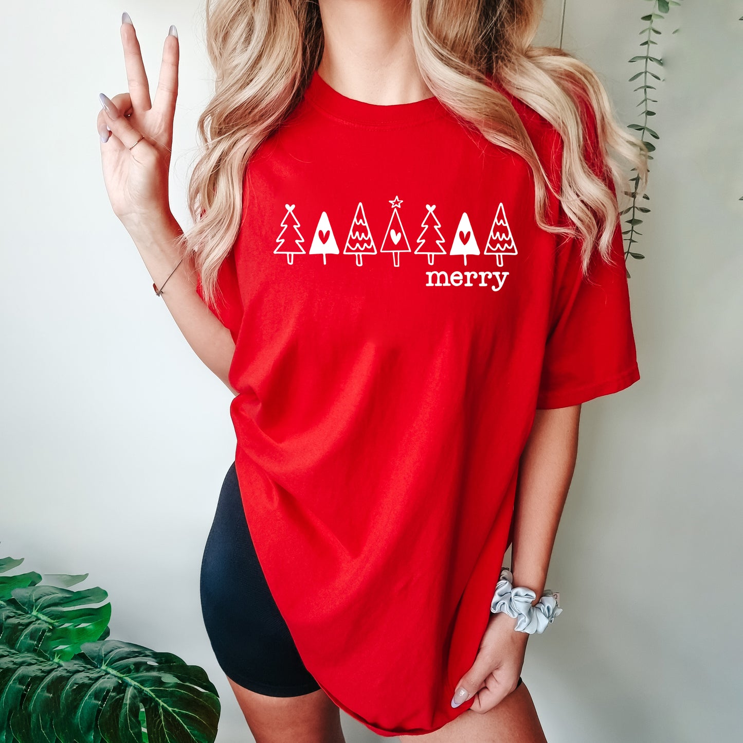Merry Trees | Garment Dyed Tee
