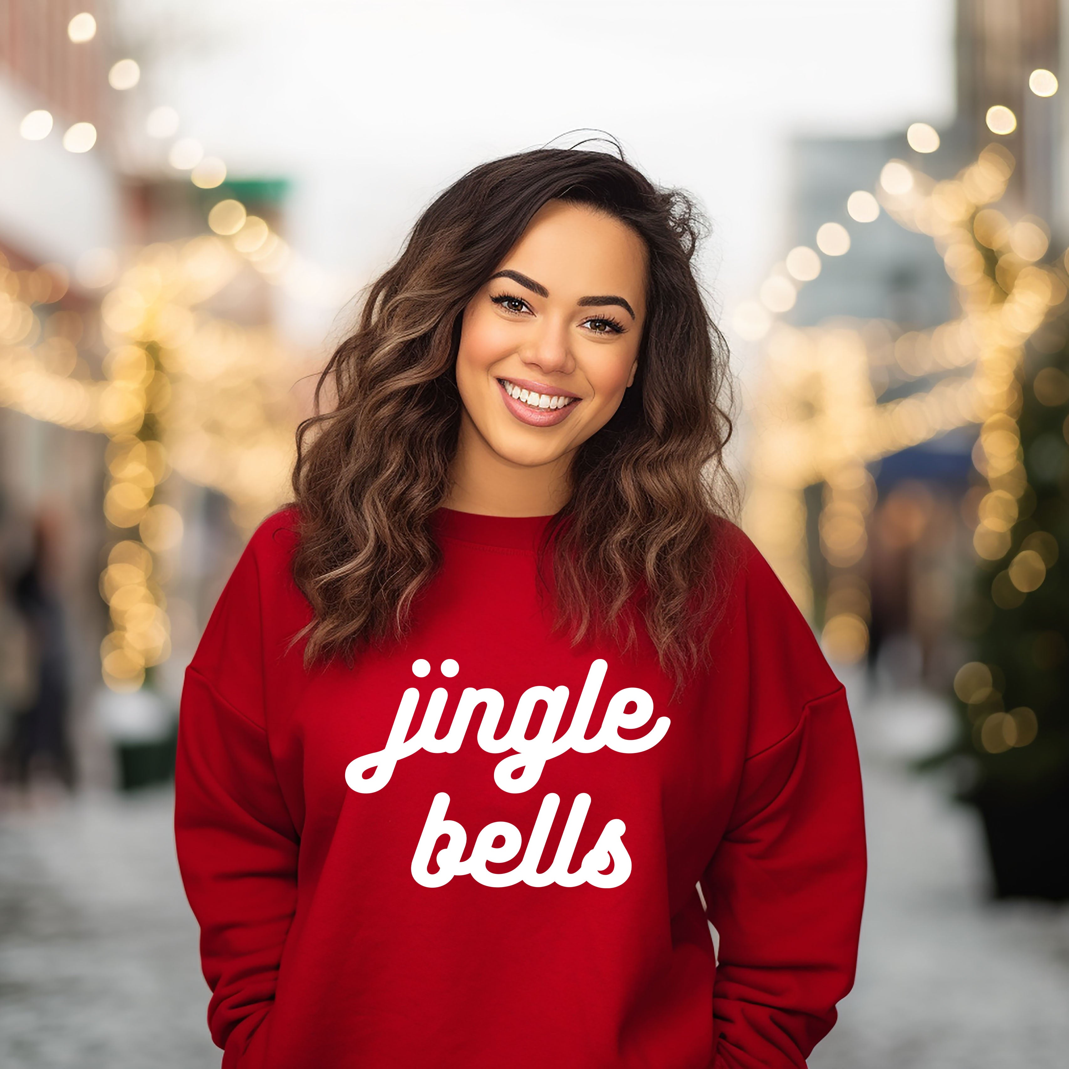 Jingle Bells Bold Cursive | Sweatshirt