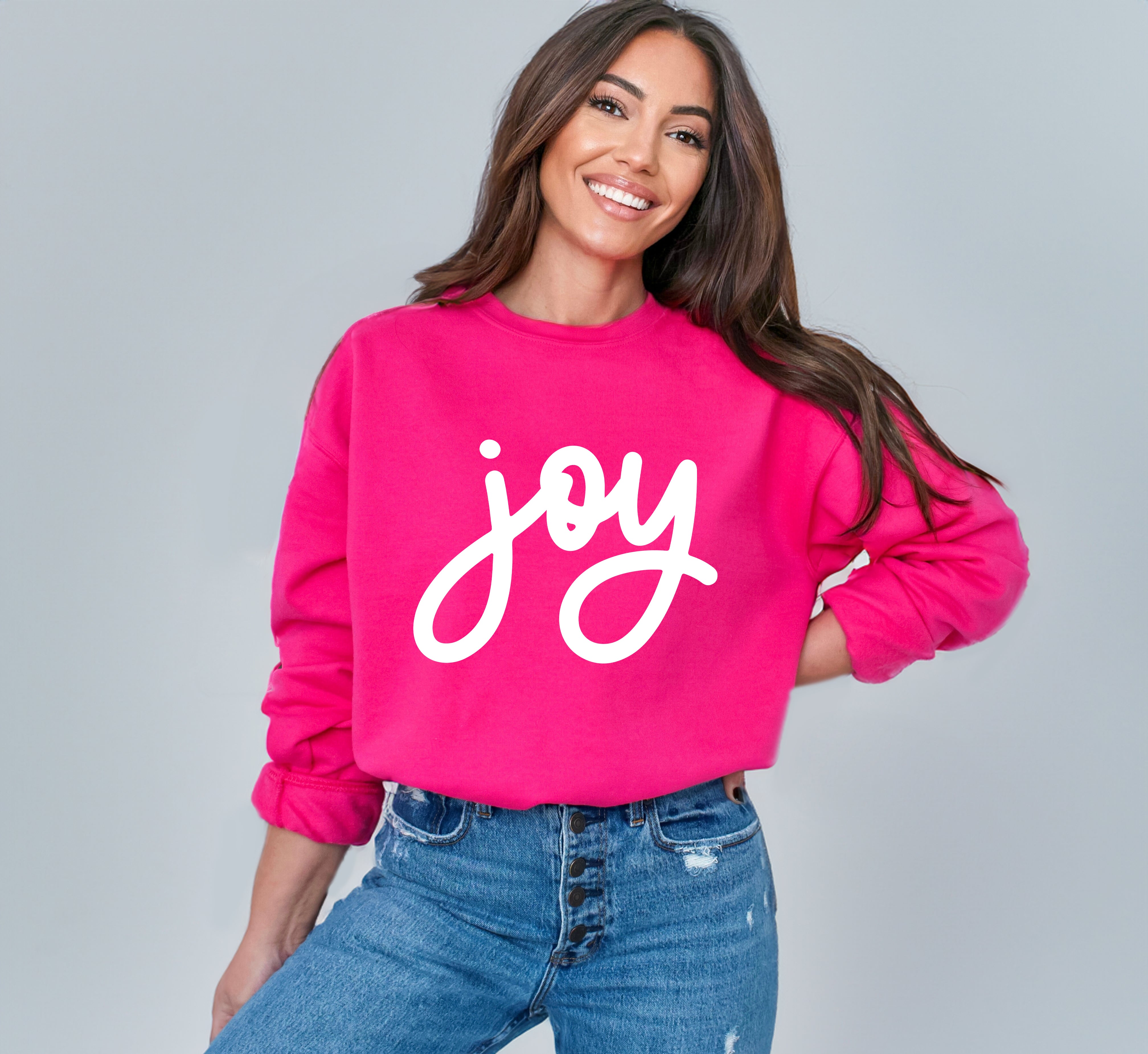 Joy Bold Cursive | Sweatshirt