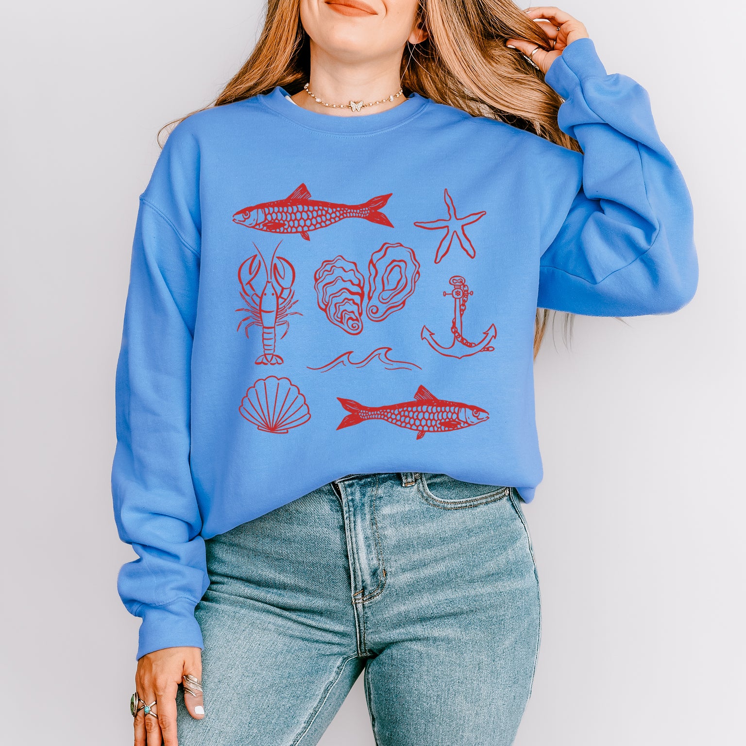 Fisherman Collage | Sweatshirt