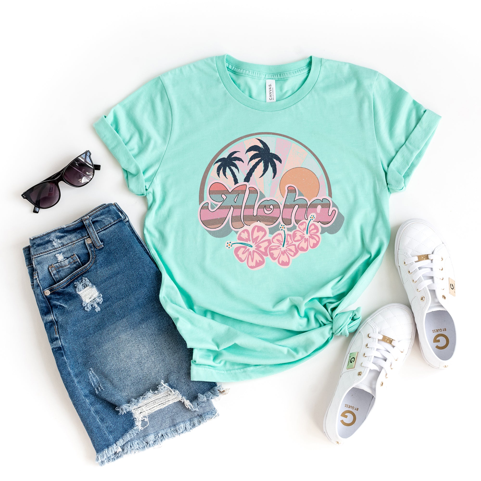 Retro Aloha | Short Sleeve Graphic Tee