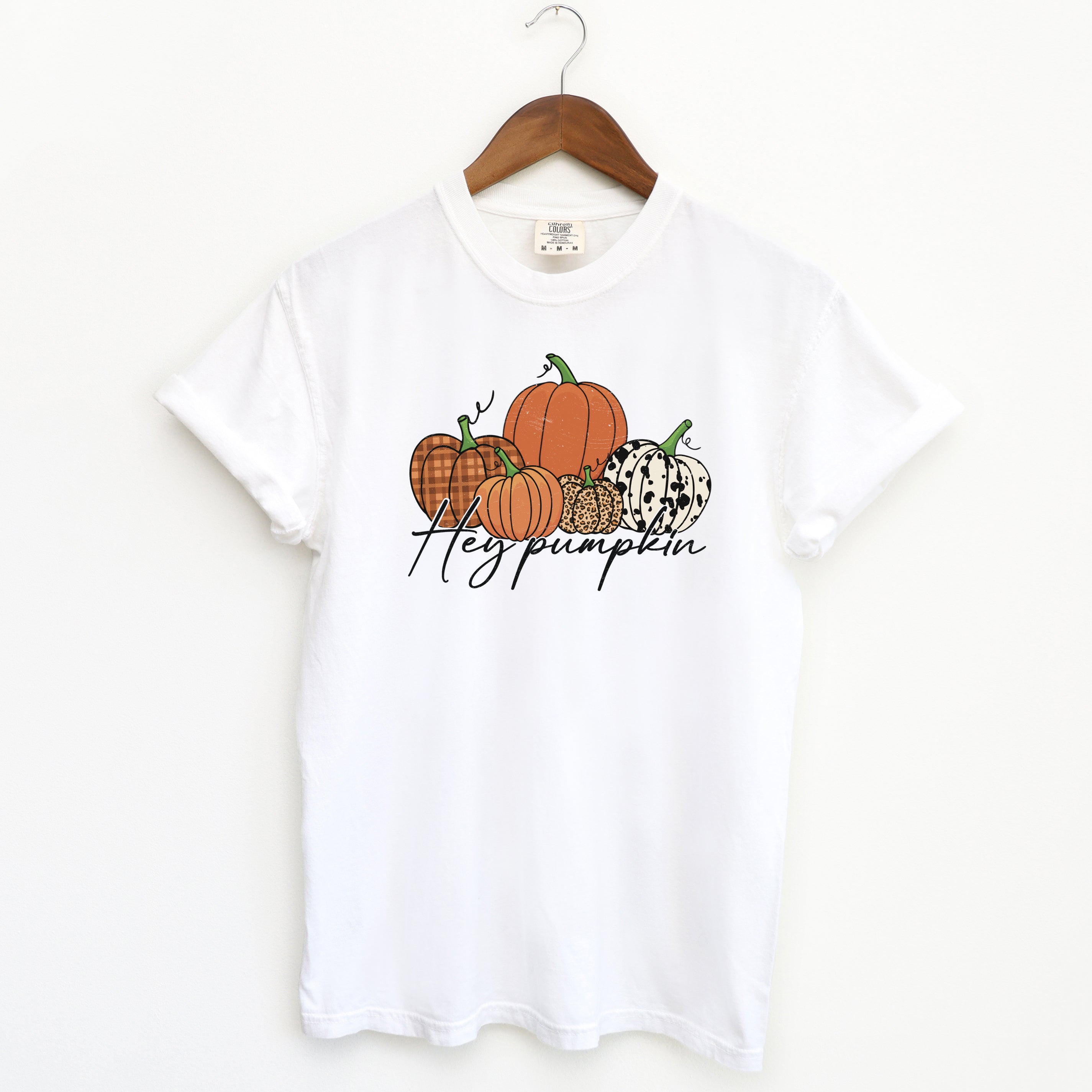 Hey Pumpkin Cursive | Garment Dyed Tee