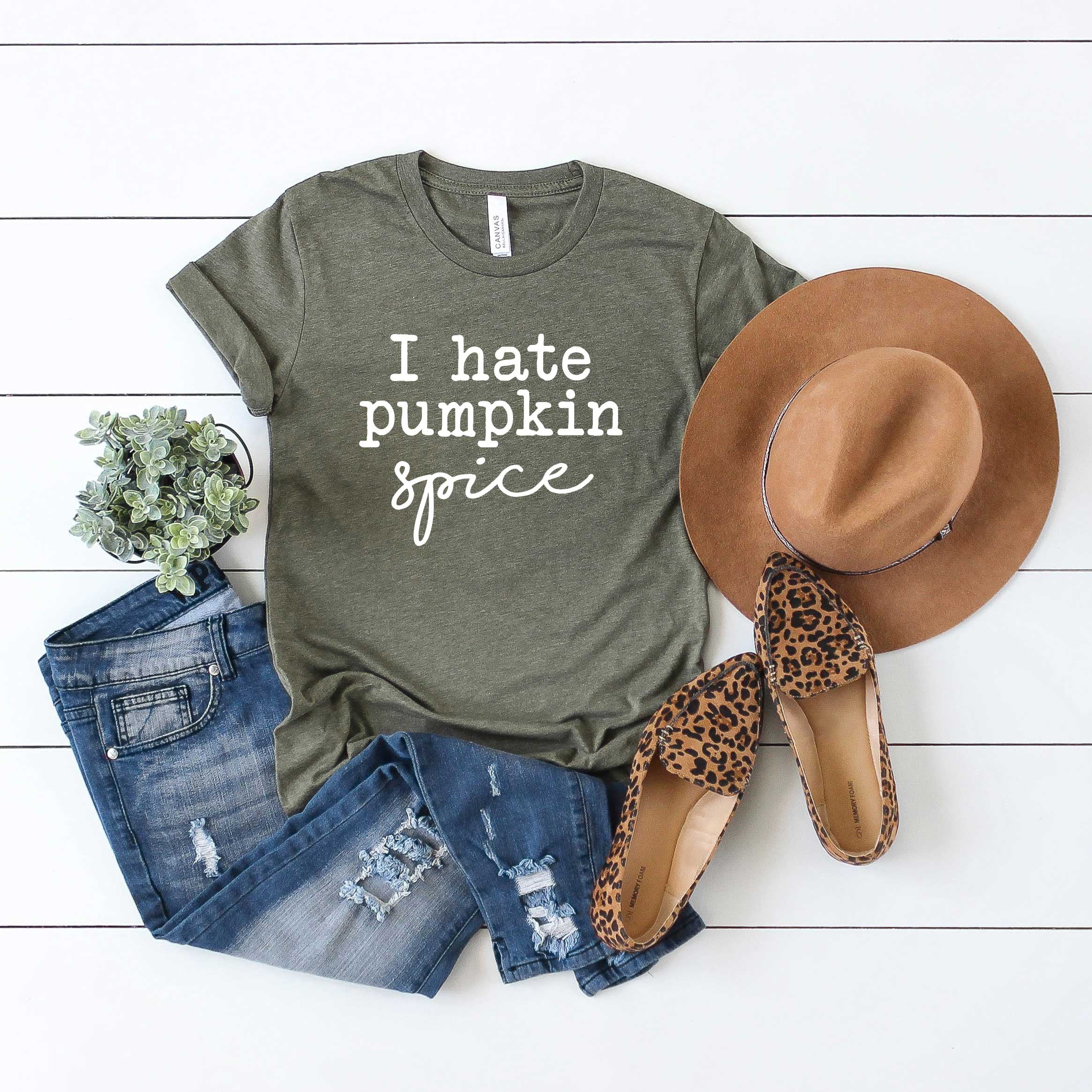 I Hate Pumpkin Spice | Short Sleeve Graphic Tee
