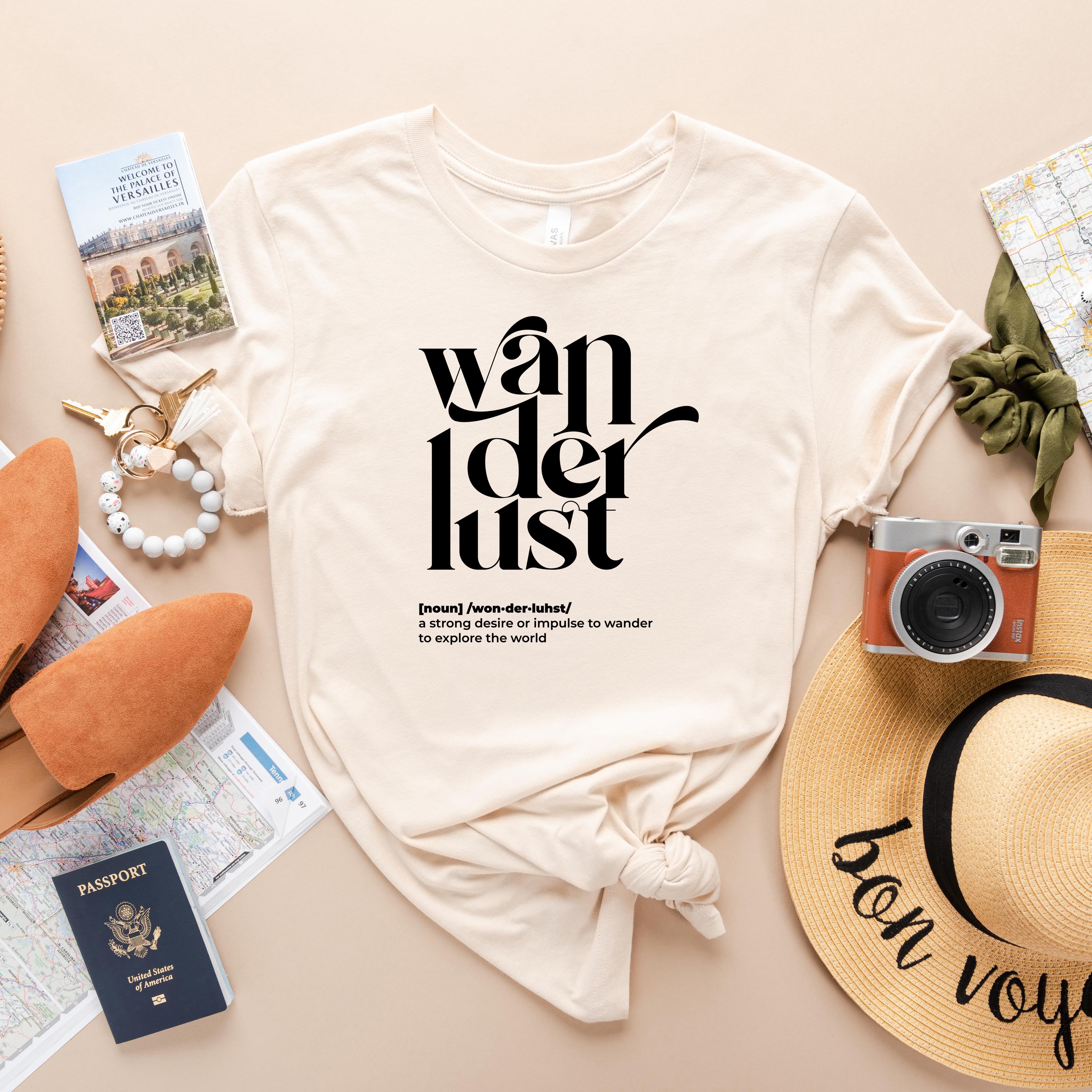 Wanderlust Definition | Short Sleeve Crew Neck